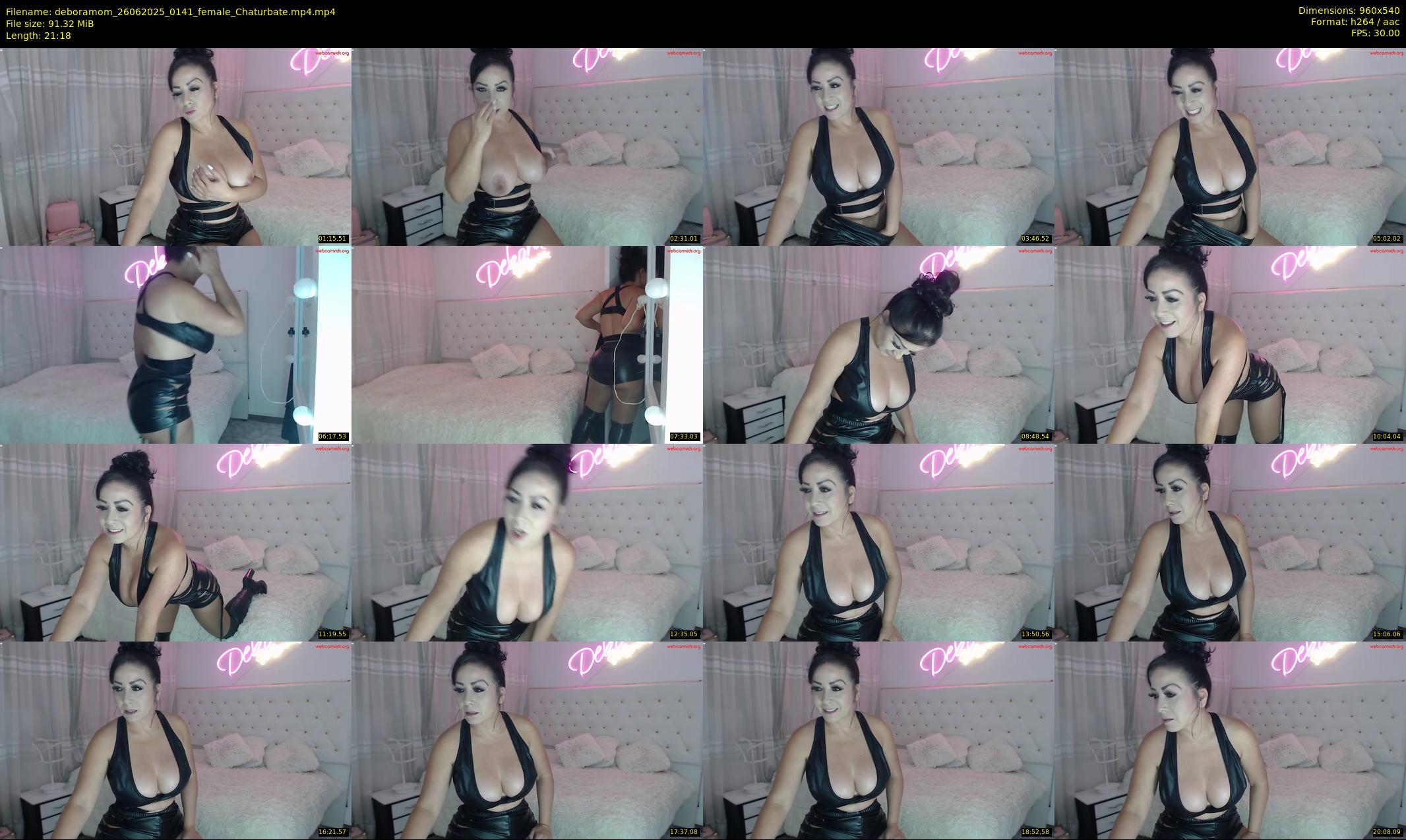 deboramom — 22 minute Chaturbate female cam show recording, 480p, Jun 26, 2025
