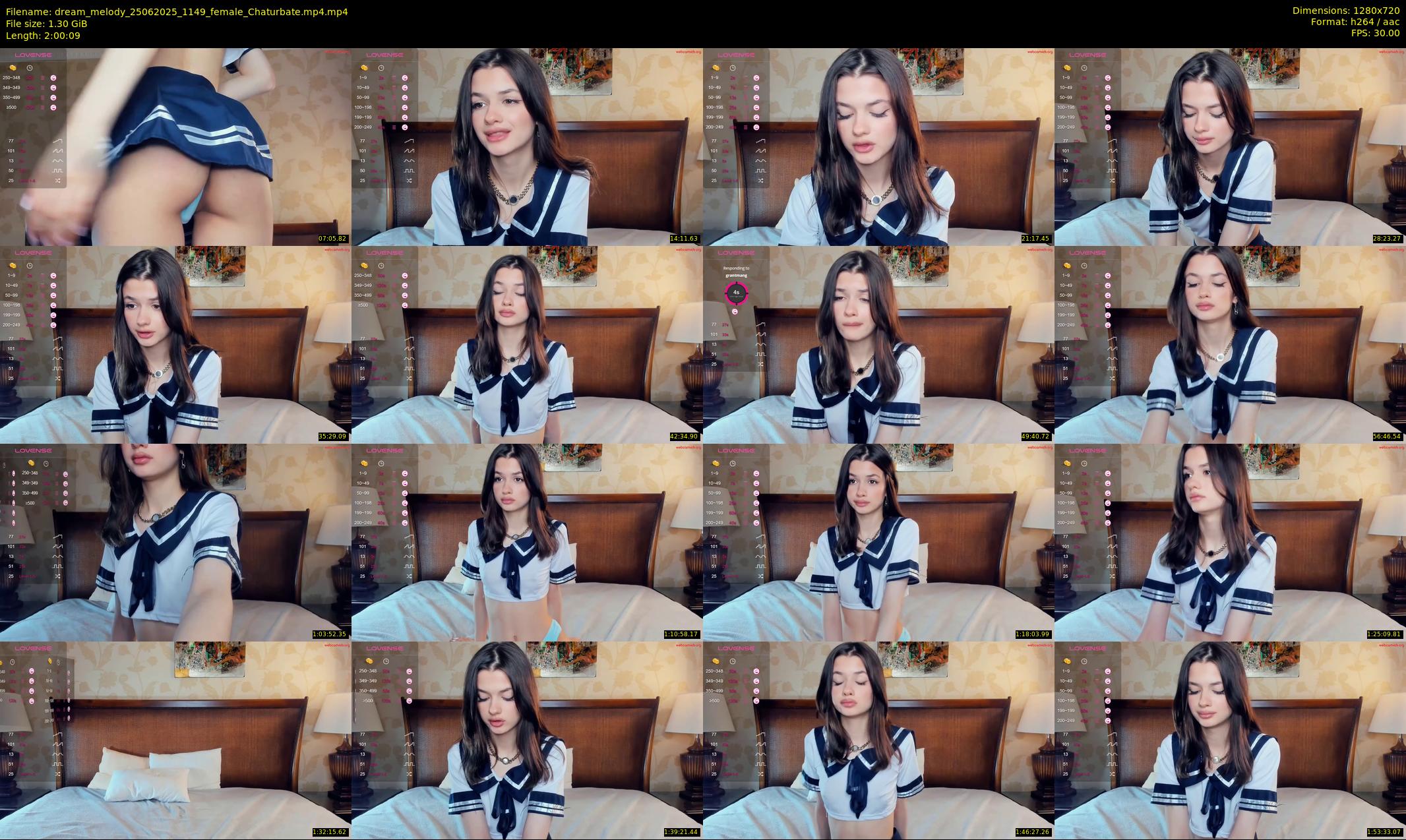 dream_melody — 121 minute Chaturbate female cam show recording, 720p, Jun 25, 2025