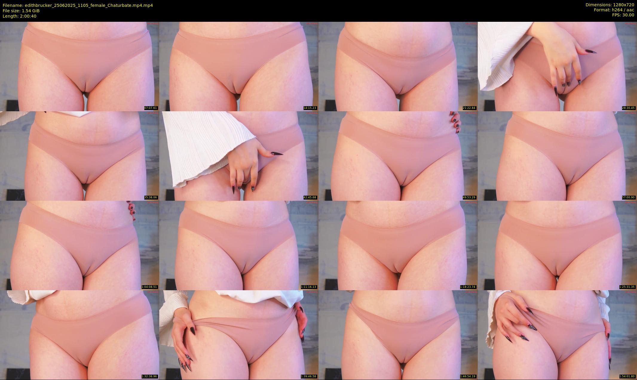 edithbrucker — 121 minute Chaturbate female cam show recording, 720p, Jun 25, 2025
