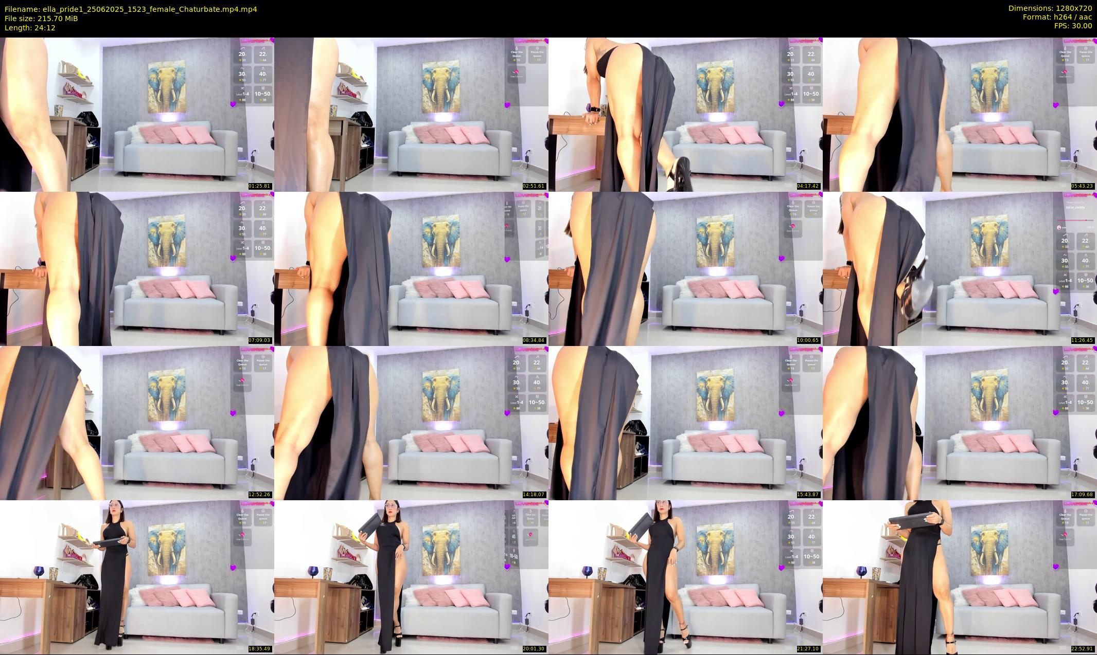 ella_pride1 — 25 minute Chaturbate female cam show recording, 720p, Jun 25, 2025