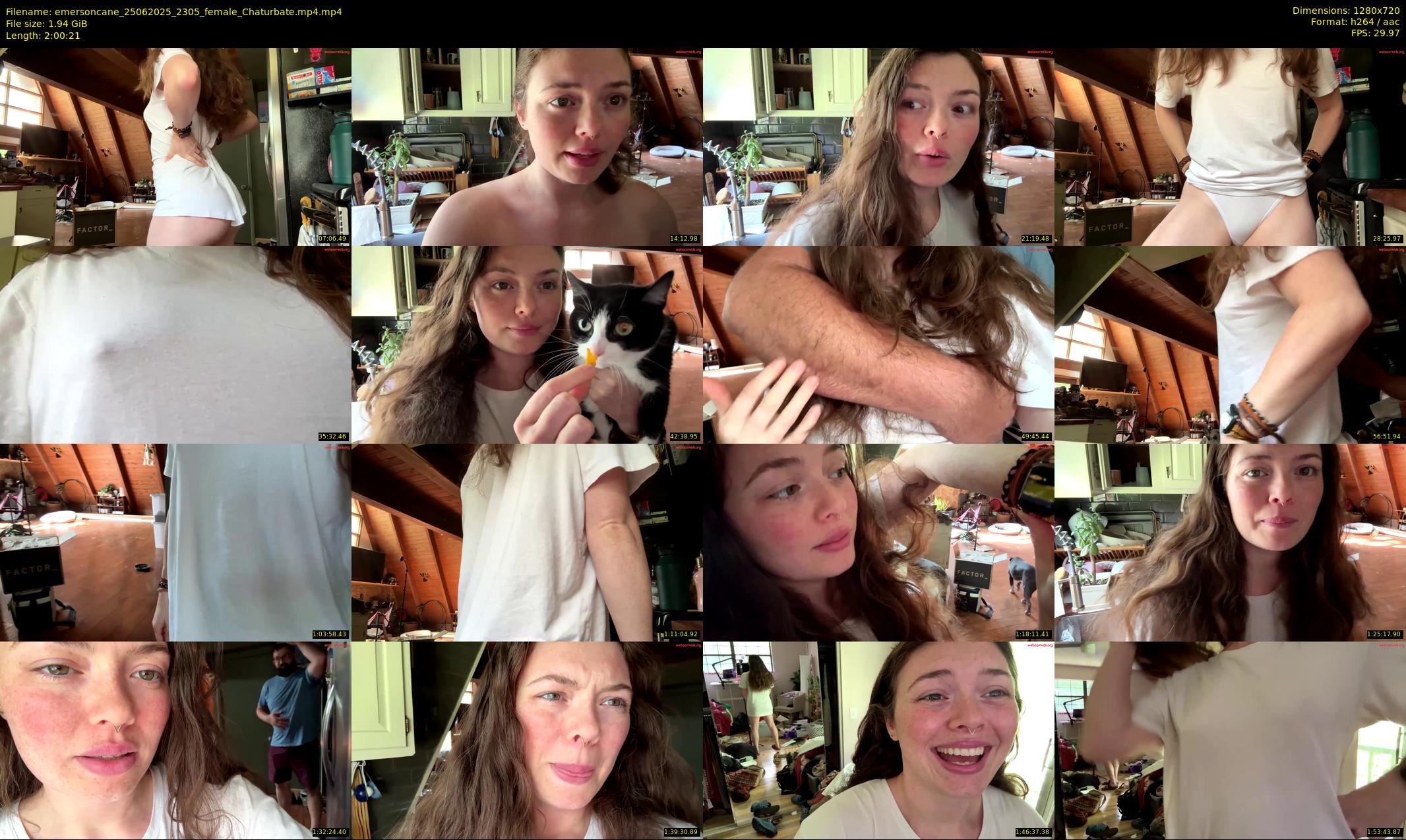 emersoncane — 121 minute Chaturbate female cam show recording, 720p, Jun 25, 2025
