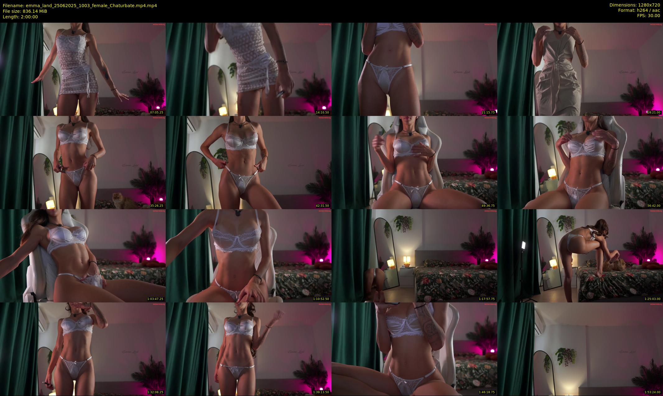 emma_land — 120 minute Chaturbate female cam show recording, 720p, Jun 25, 2025