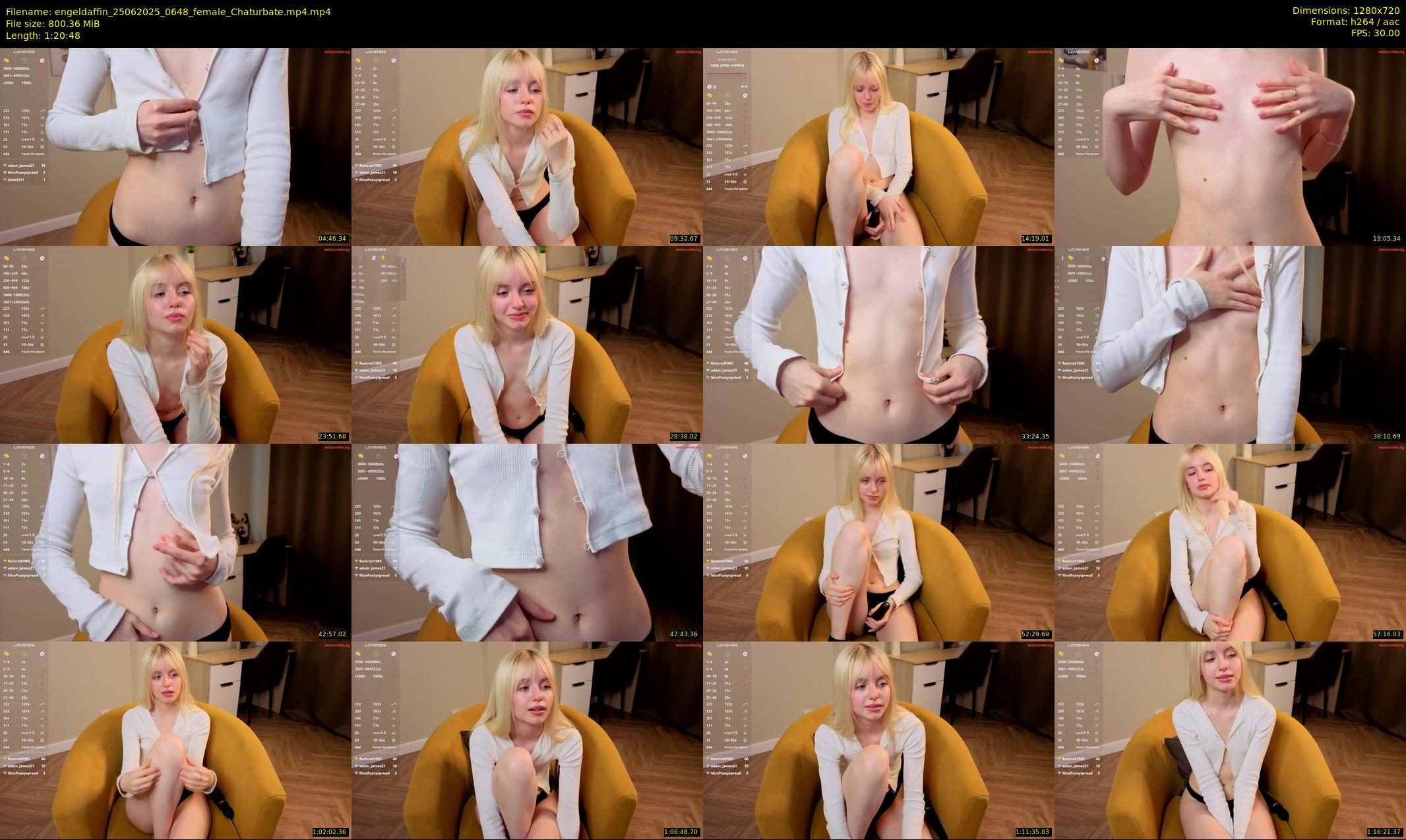 engeldaffin — 81 minute Chaturbate female cam show recording, 720p, Jun 25, 2025