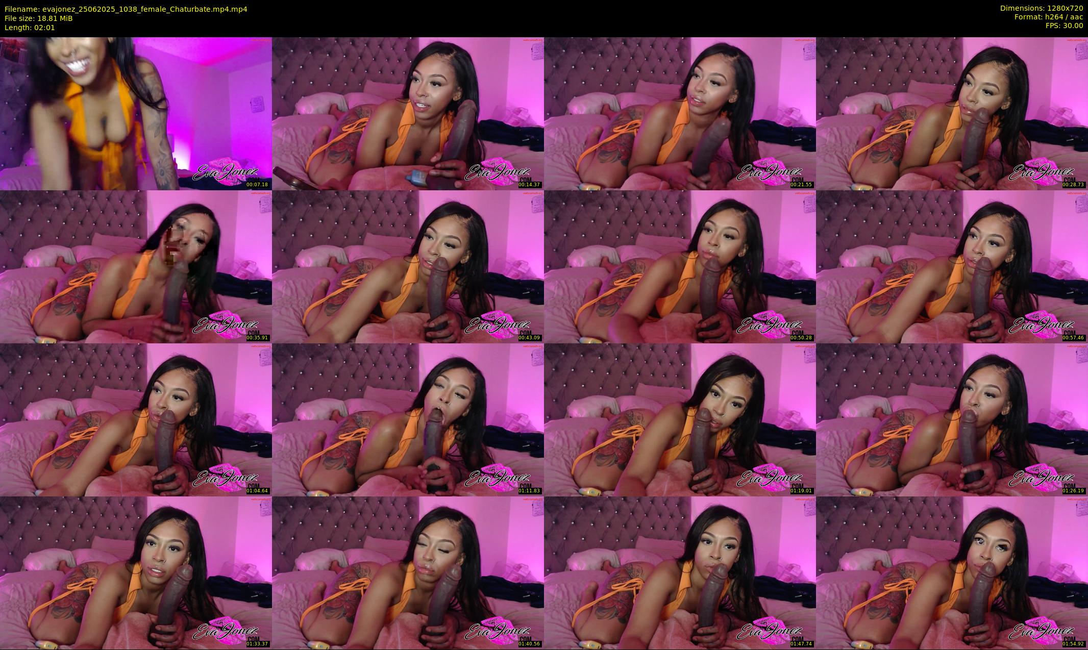 evajonez — 3 minute Chaturbate female cam show recording, 720p, Jun 25, 2025