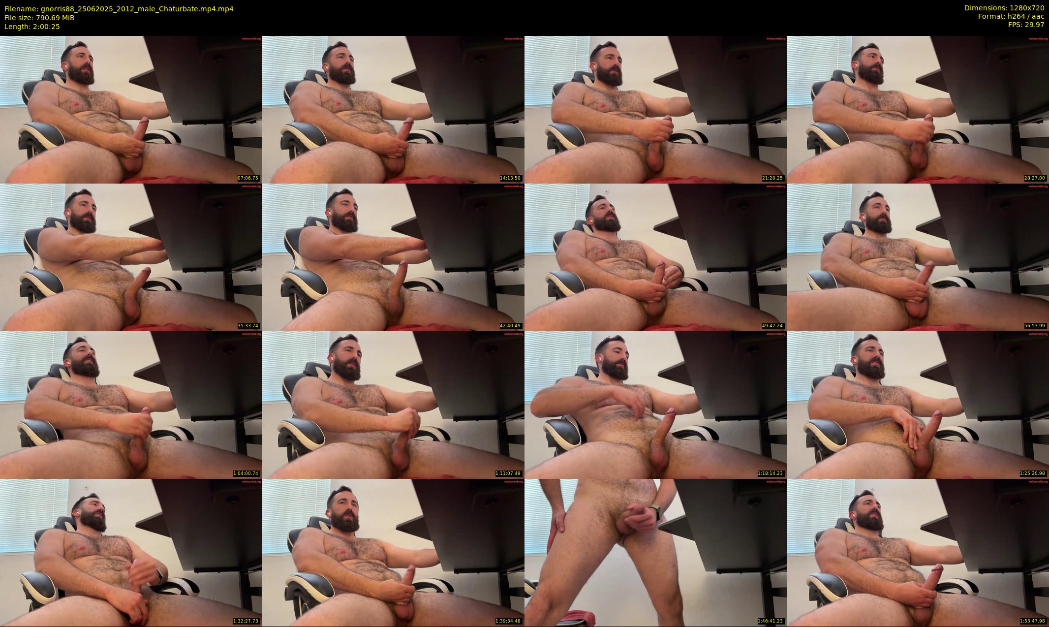 gnorris88 — 121 minute Chaturbate male cam show recording, 720p, Jun 25, 2025