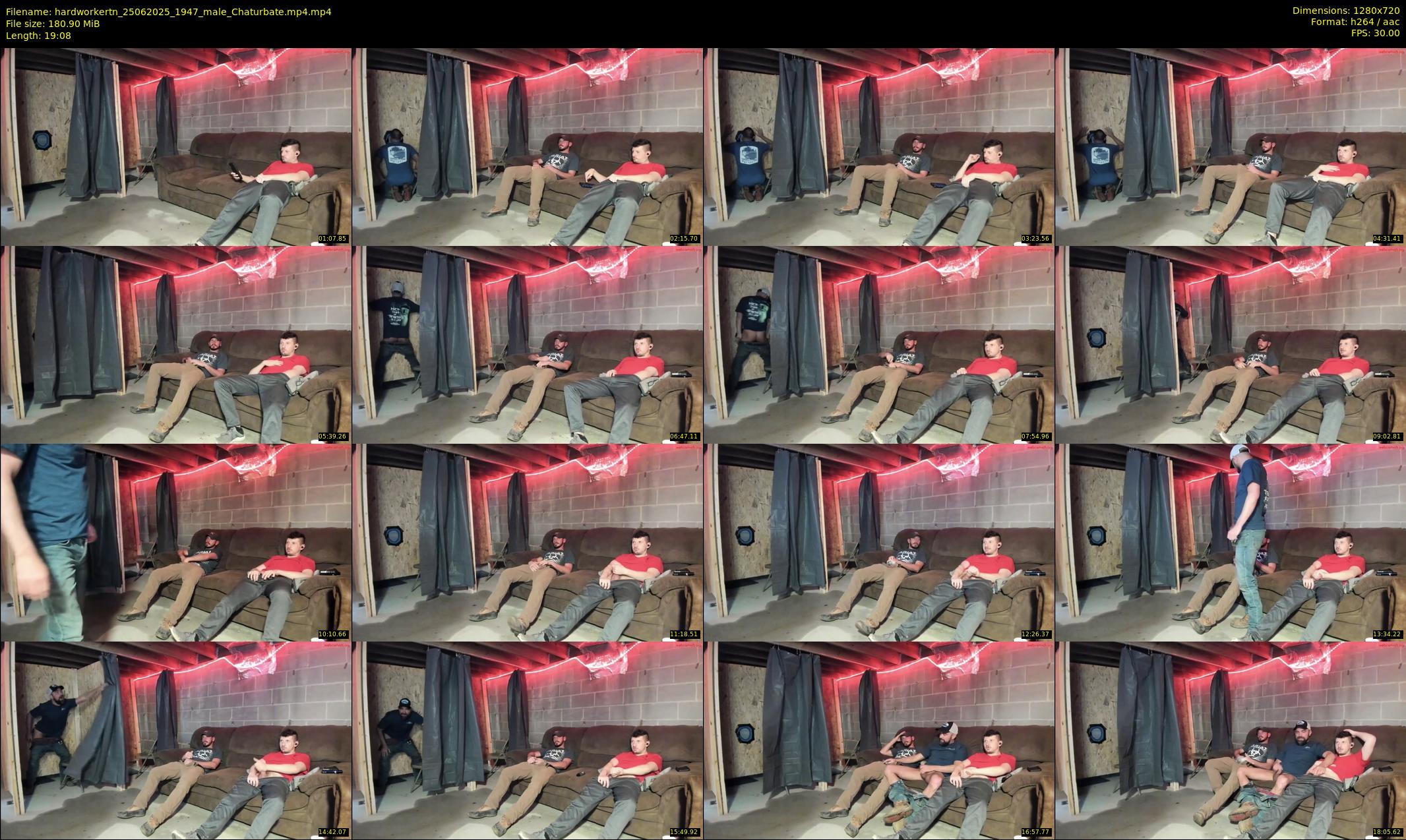 hardworkertn — 20 minute Chaturbate male cam show recording, 720p, Jun 25, 2025