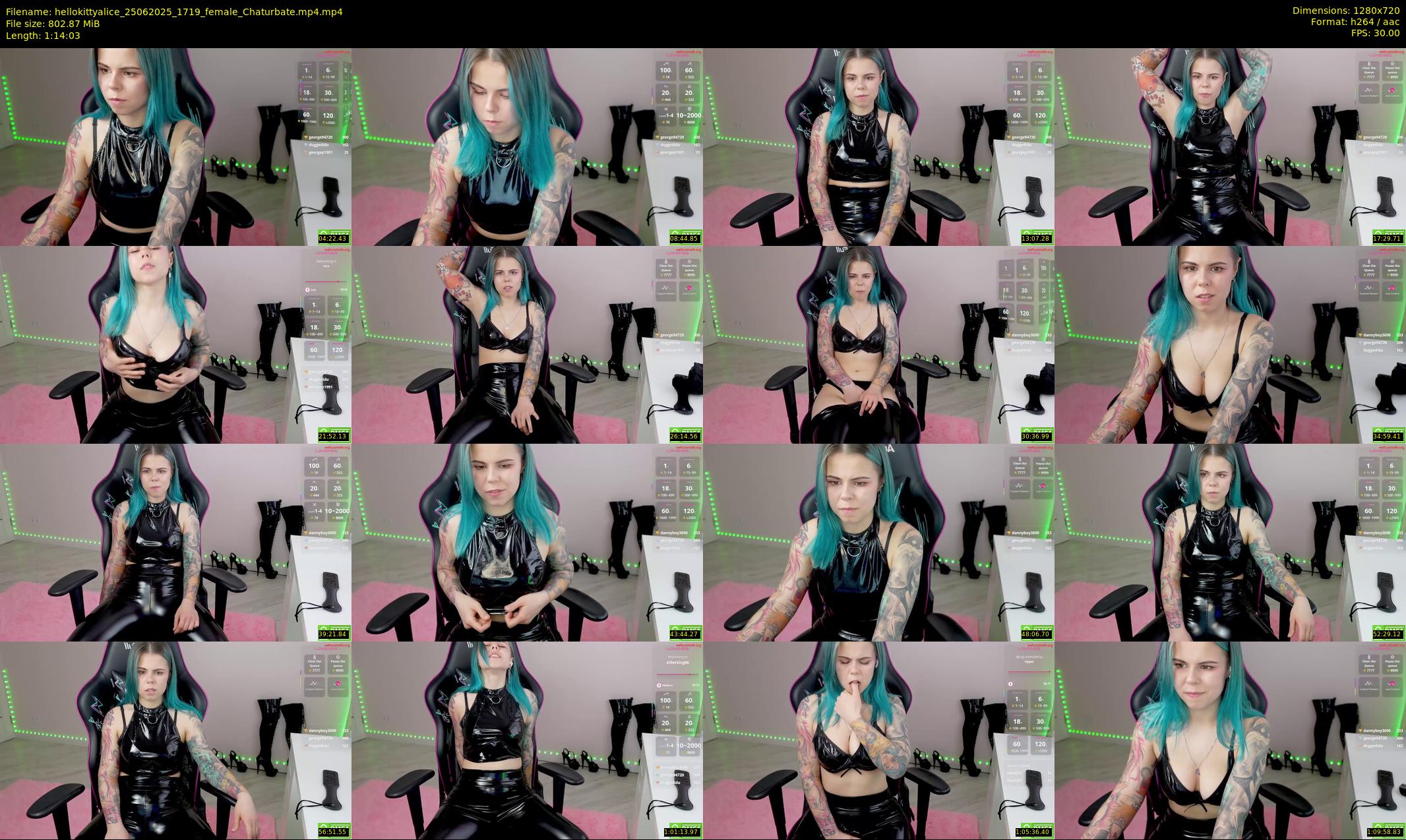 hellokittyalice — 75 minute Chaturbate female cam show recording, 720p, Jun 25, 2025