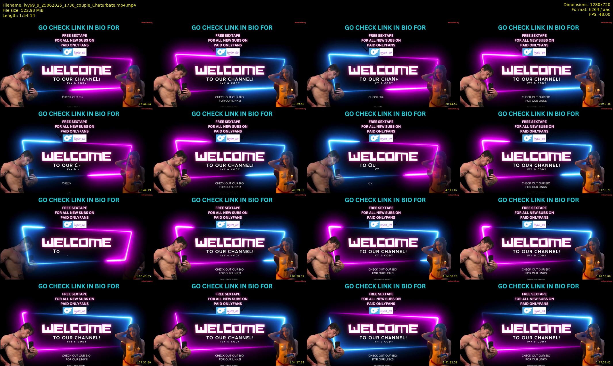 ivy69_9 — 115 minute Chaturbate couple cam show recording, 720p, Jun 25, 2025