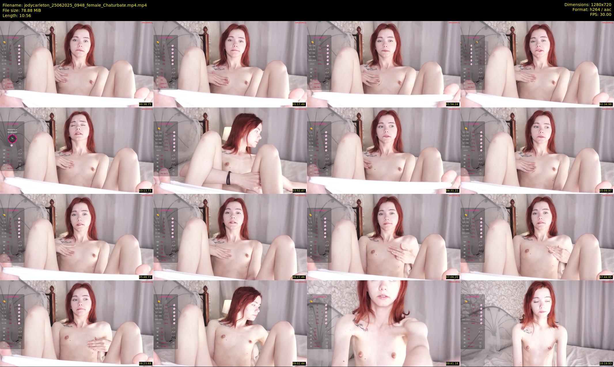 jodycarleton — 11 minute Chaturbate female cam show recording, 720p, Jun 25, 2025