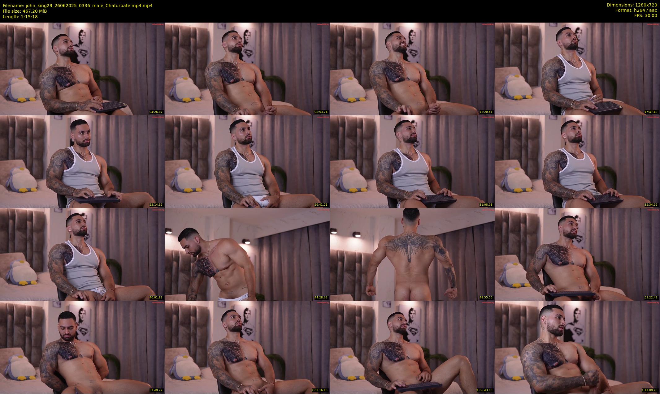 john_king29 — 76 minute Chaturbate male cam show recording, 720p, Jun 26, 2025