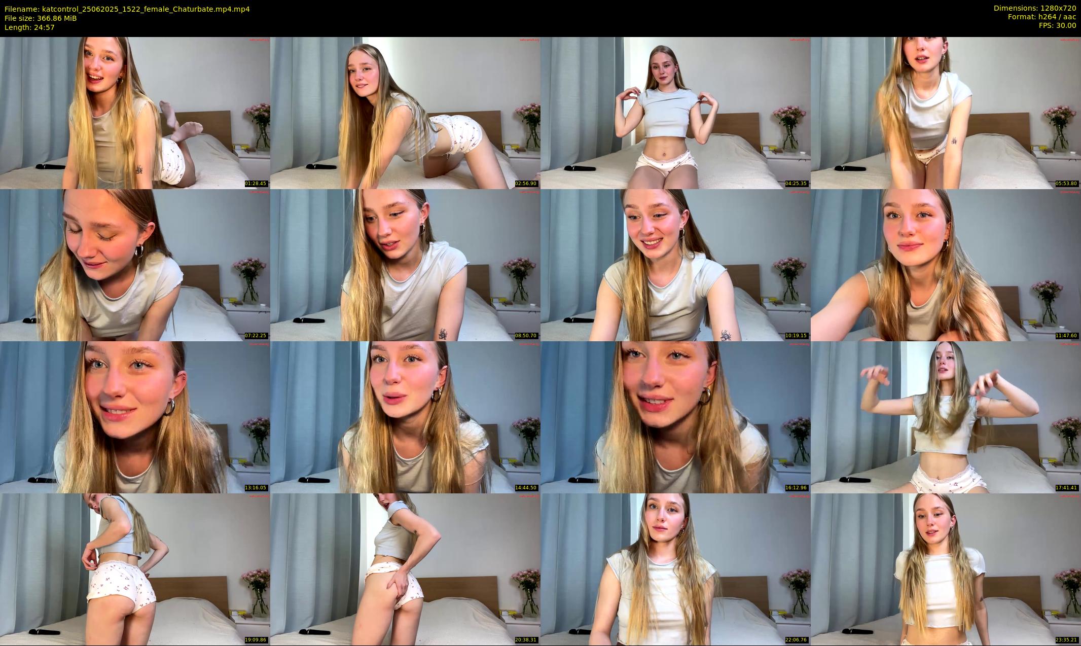 katcontrol — 25 minute Chaturbate female cam show recording, 720p, Jun 25, 2025