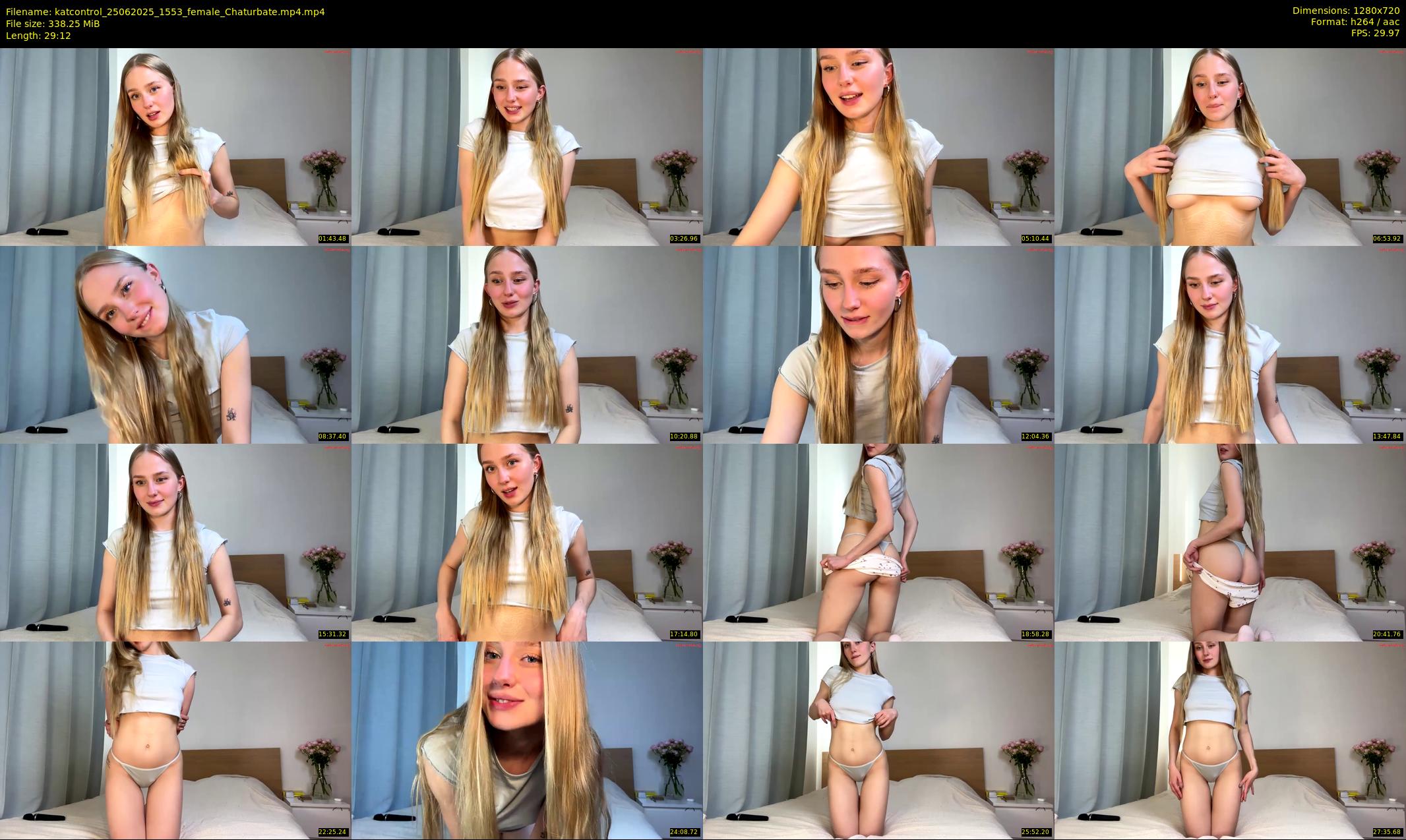katcontrol — 30 minute Chaturbate female cam show recording, 720p, Jun 25, 2025