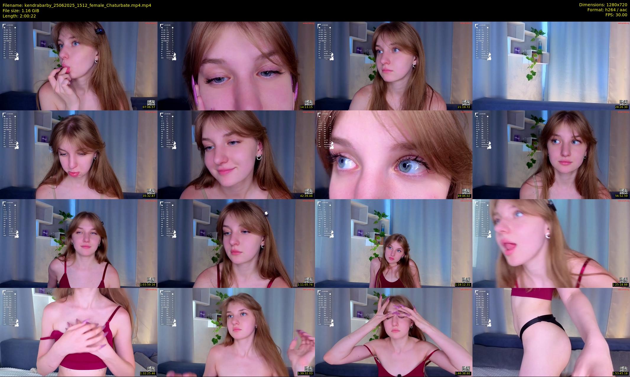 kendrabarby — 121 minute Chaturbate female cam show recording, 720p, Jun 25, 2025