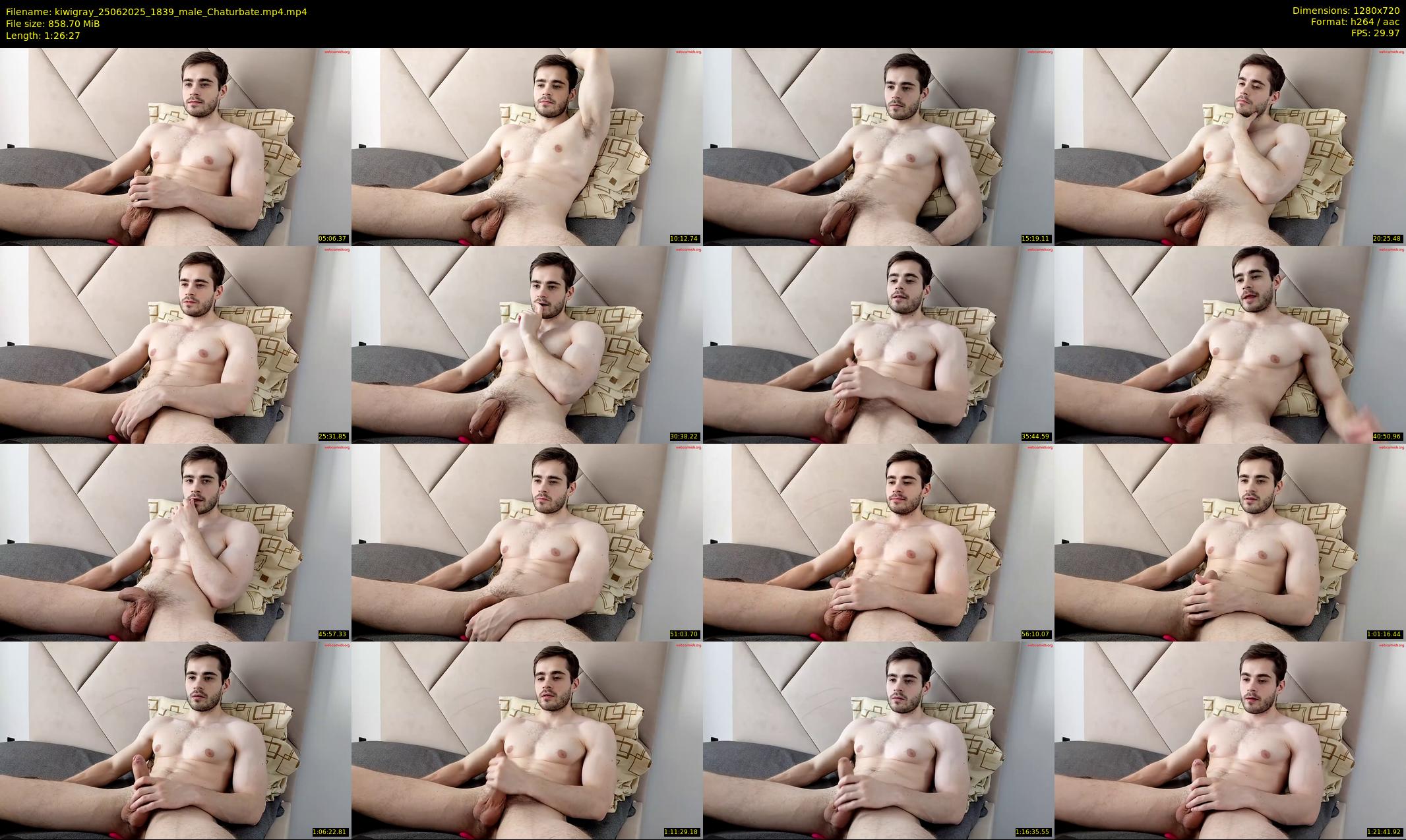 kiwigray — 87 minute Chaturbate male cam show recording, 720p, Jun 25, 2025