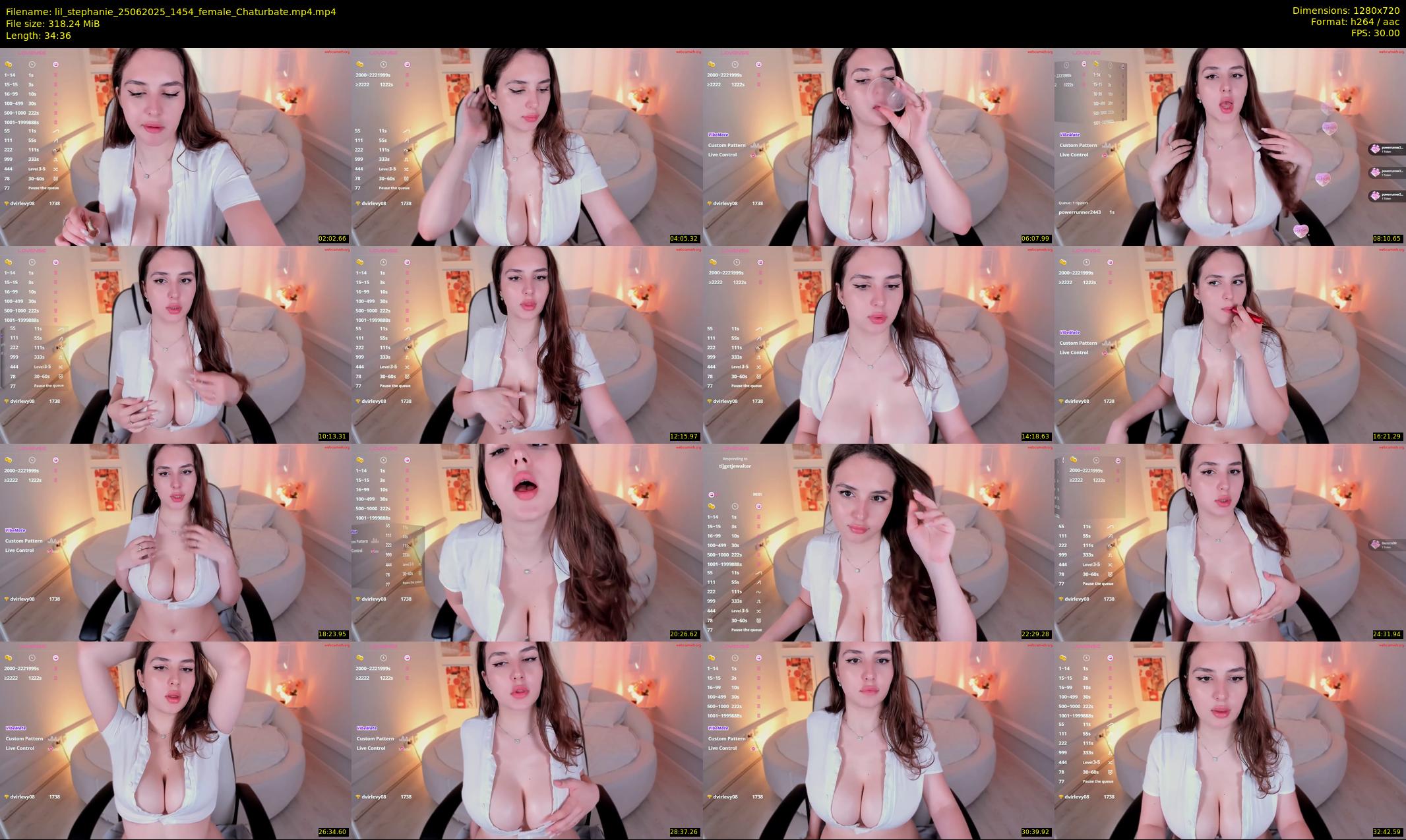 lil_stephanie — 35 minute Chaturbate female cam show recording, 720p, Jun 25, 2025