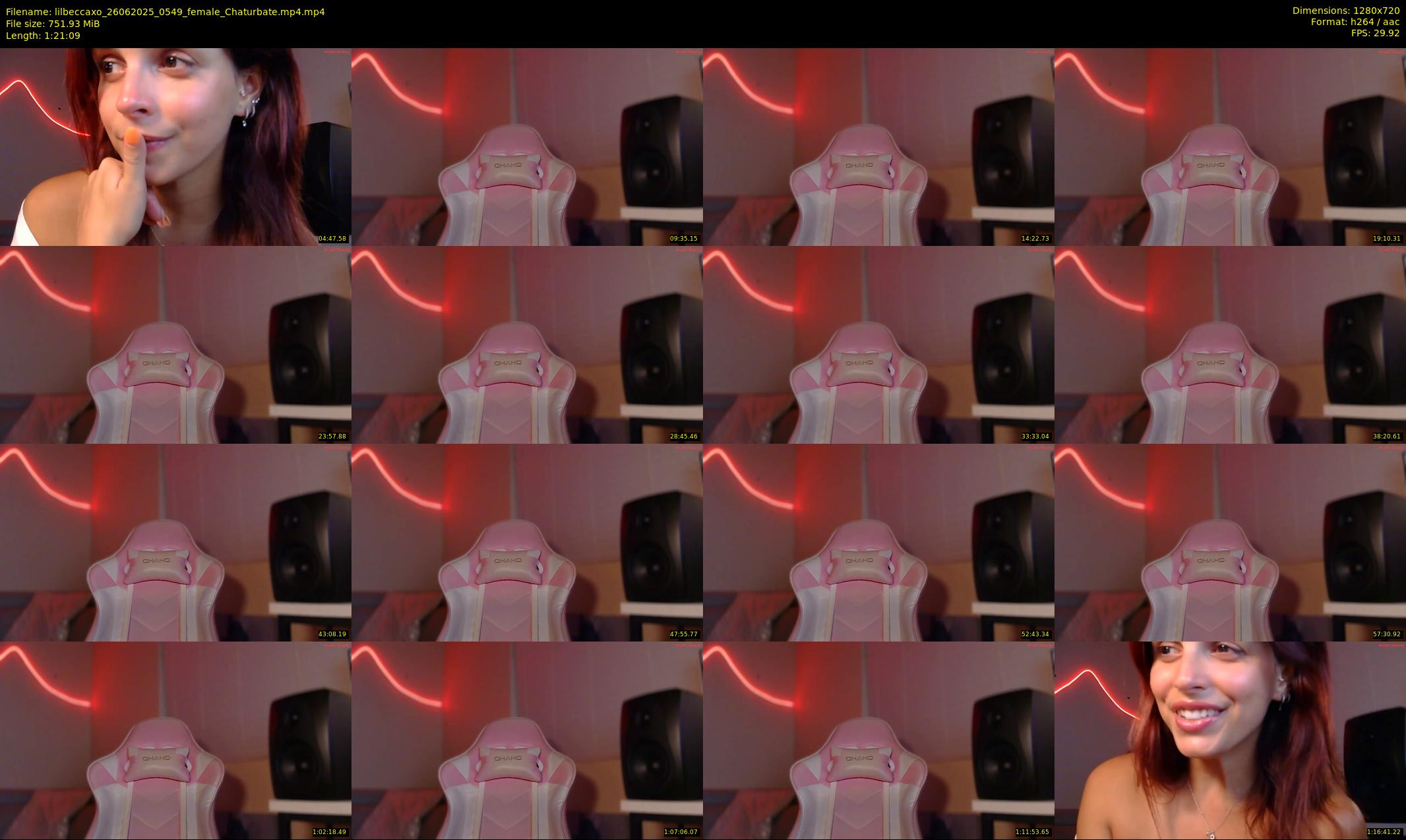 lilbeccaxo — 82 minute Chaturbate female cam show recording, 720p, Jun 26, 2025