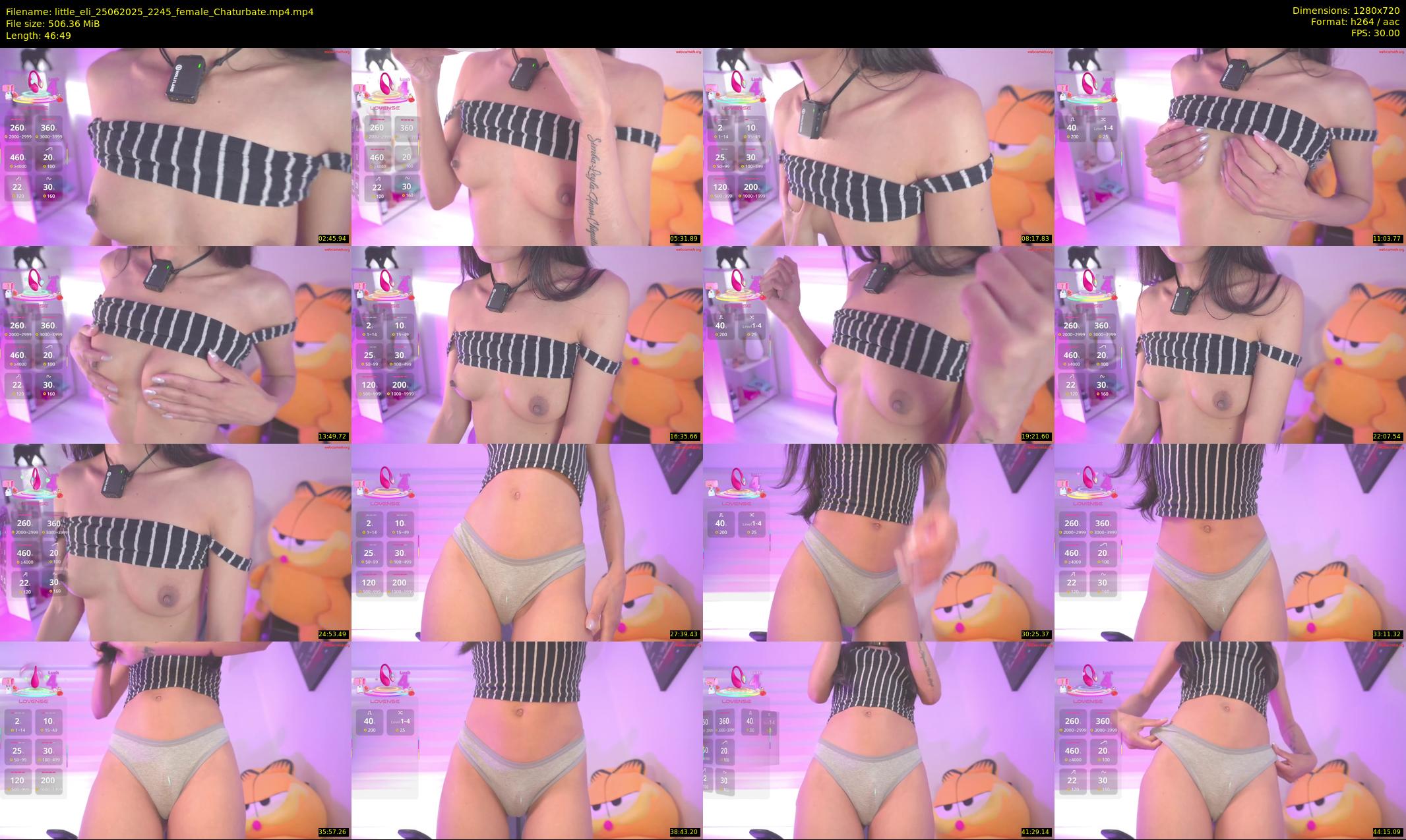 little_eli — 47 minute Chaturbate female cam show recording, 720p, Jun 25, 2025