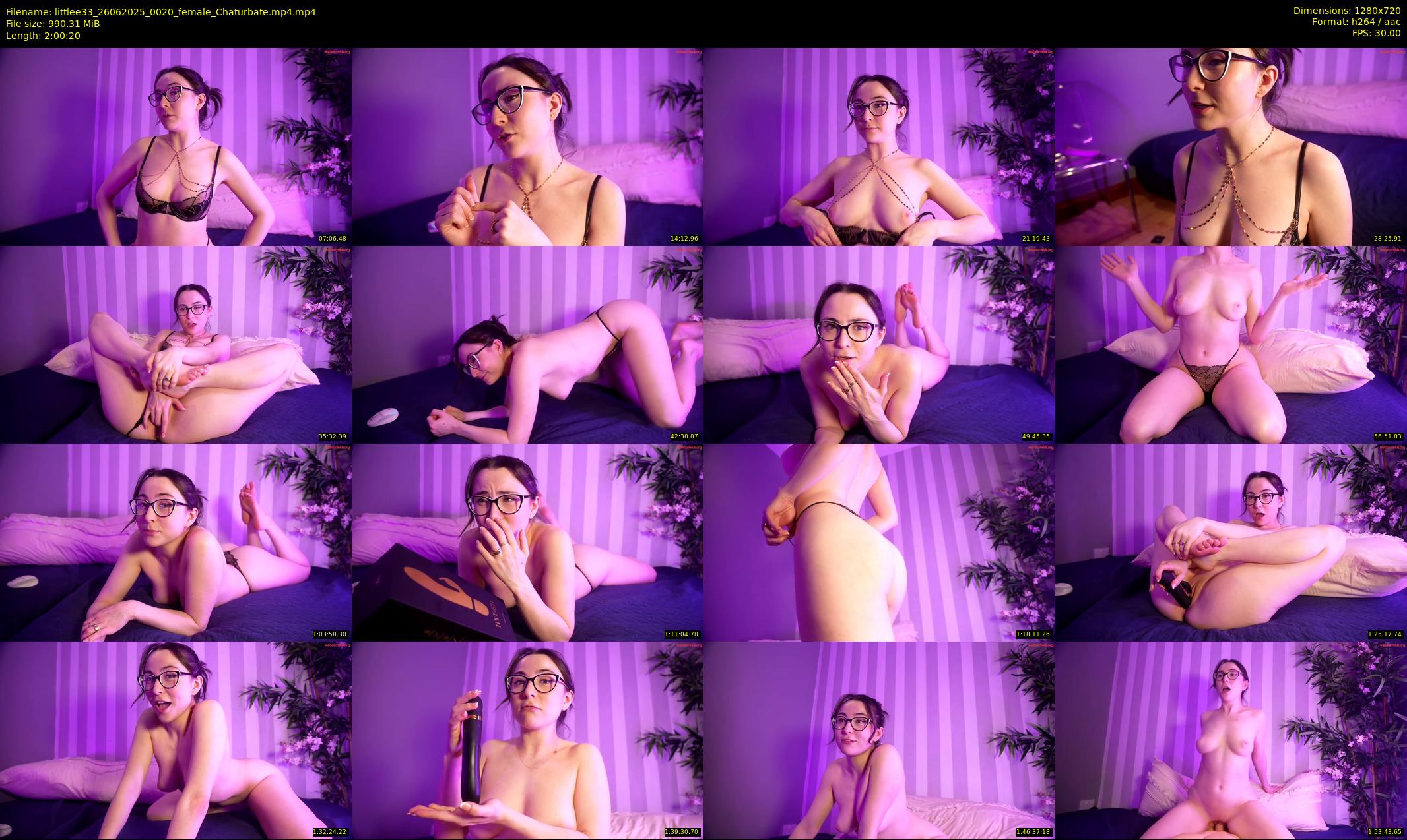 littlee33 — 121 minute Chaturbate female cam show recording, 720p, Jun 26, 2025