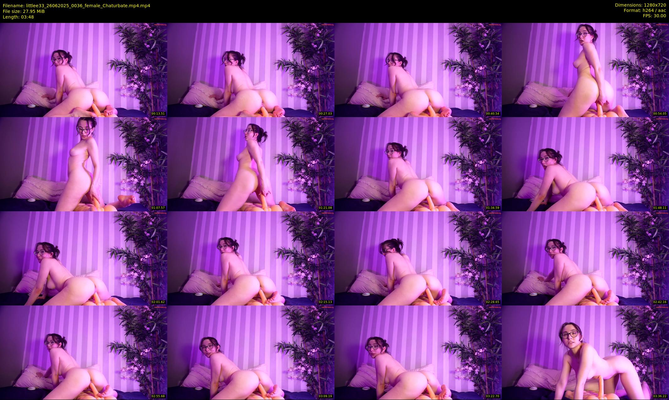 littlee33 — 4 minute Chaturbate female cam show recording, 720p, Jun 26, 2025