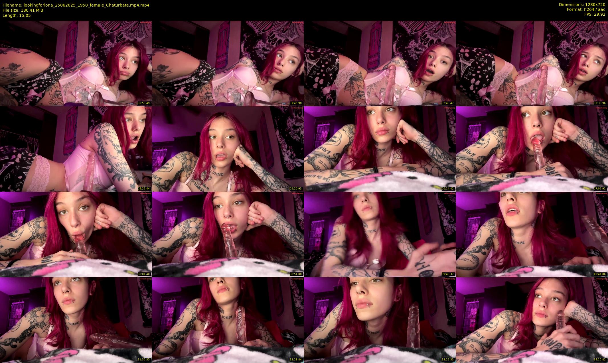 lookingforlona — 16 minute Chaturbate female cam show recording, 720p, Jun 25, 2025