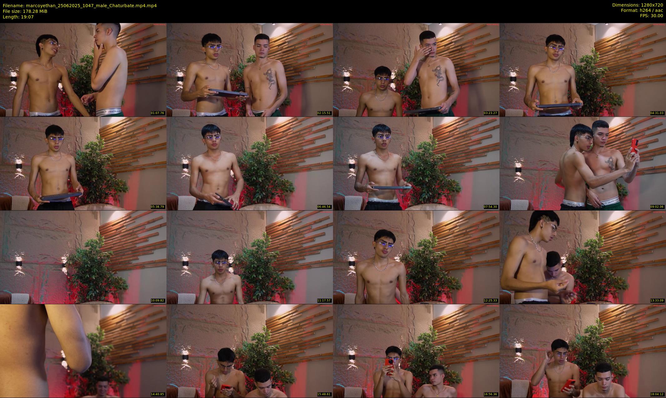 marcoyethan — 20 minute Chaturbate male cam show recording, 720p, Jun 25, 2025