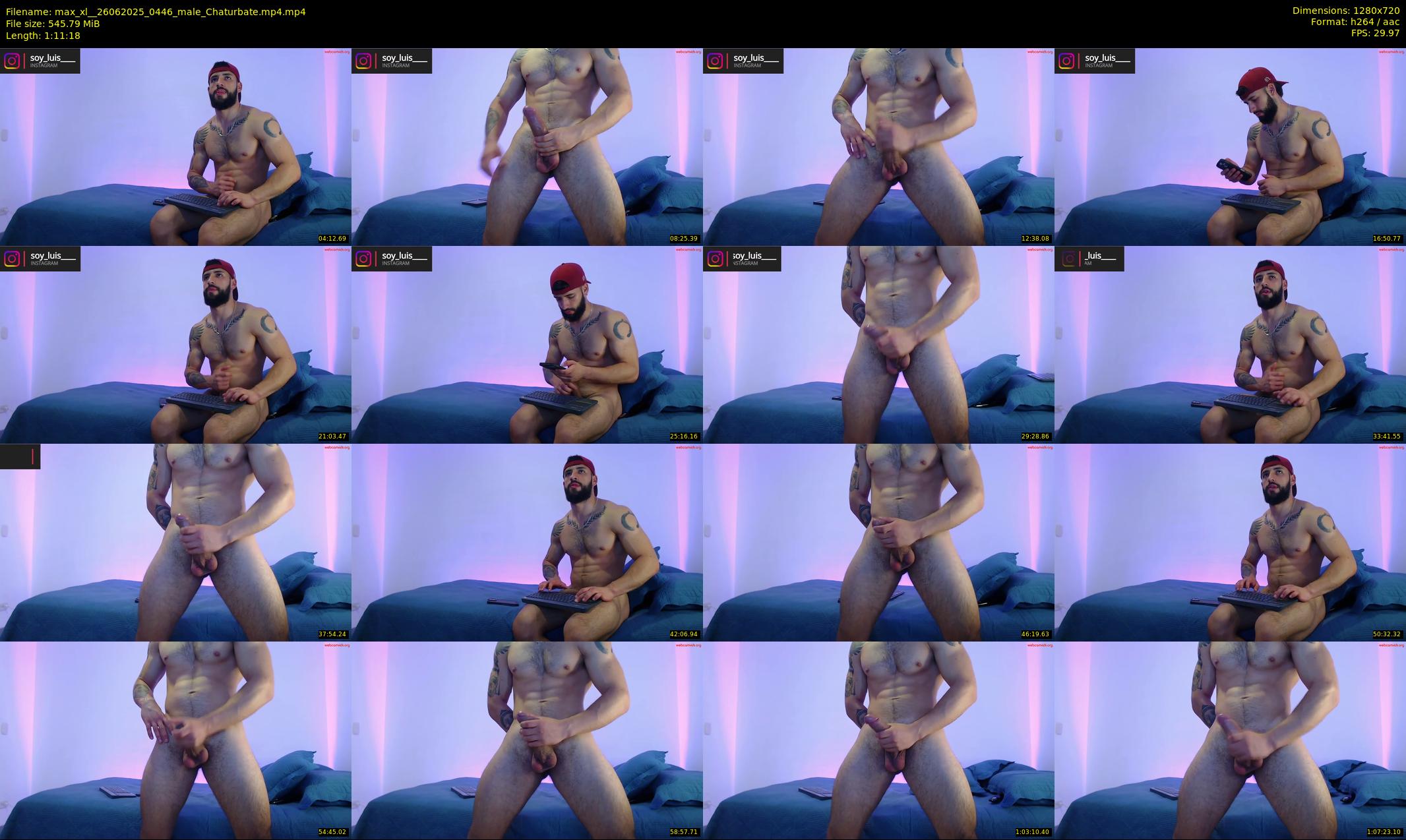 max_xl_ — 72 minute Chaturbate male cam show recording, 720p, Jun 26, 2025