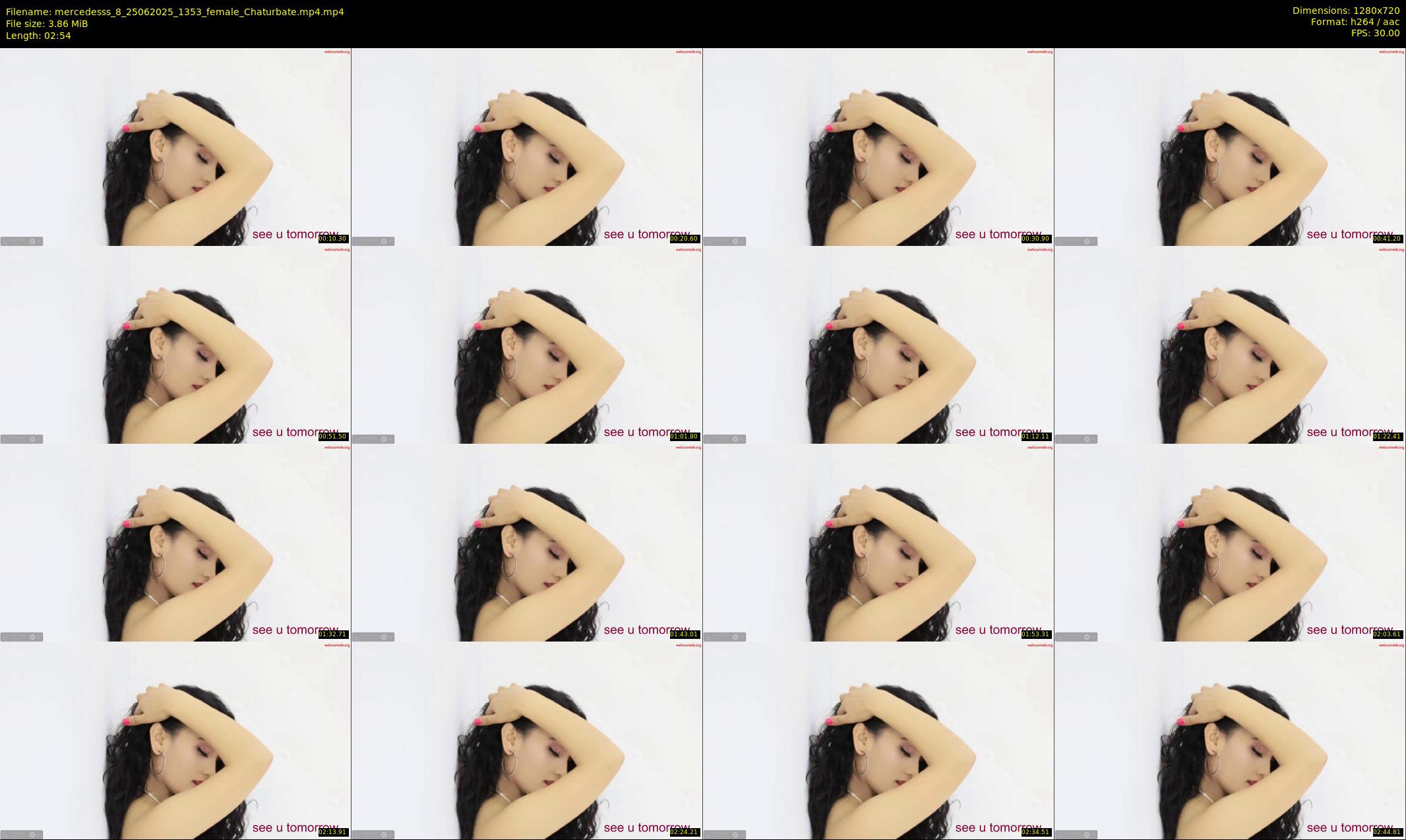 mercedesss_8 — 3 minute Chaturbate female cam show recording, 720p, Jun 25, 2025