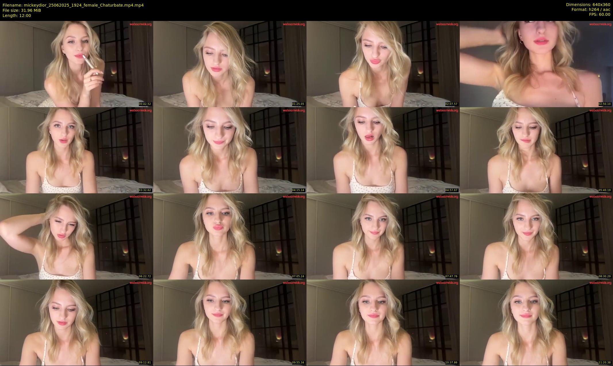mickeydior — 12 minute Chaturbate female cam show recording, 360p, Jun 25, 2025