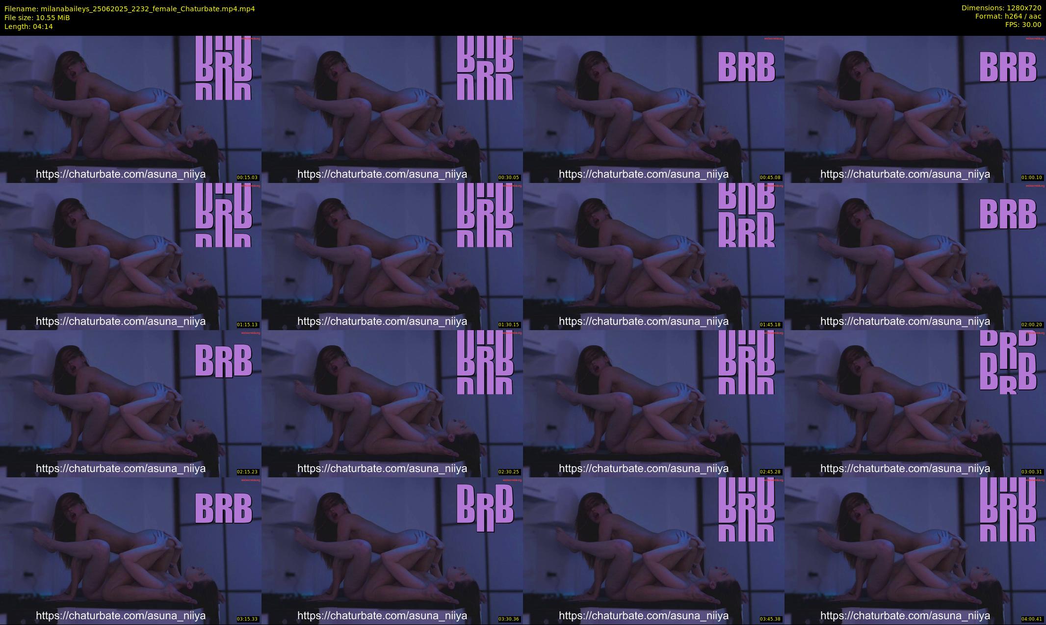 milanabaileys — 5 minute Chaturbate female cam show recording, 720p, Jun 25, 2025