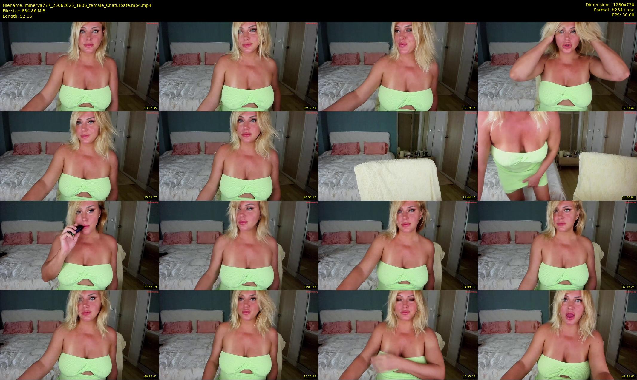 minerva777 — 53 minute Chaturbate female cam show recording, 720p, Jun 25, 2025