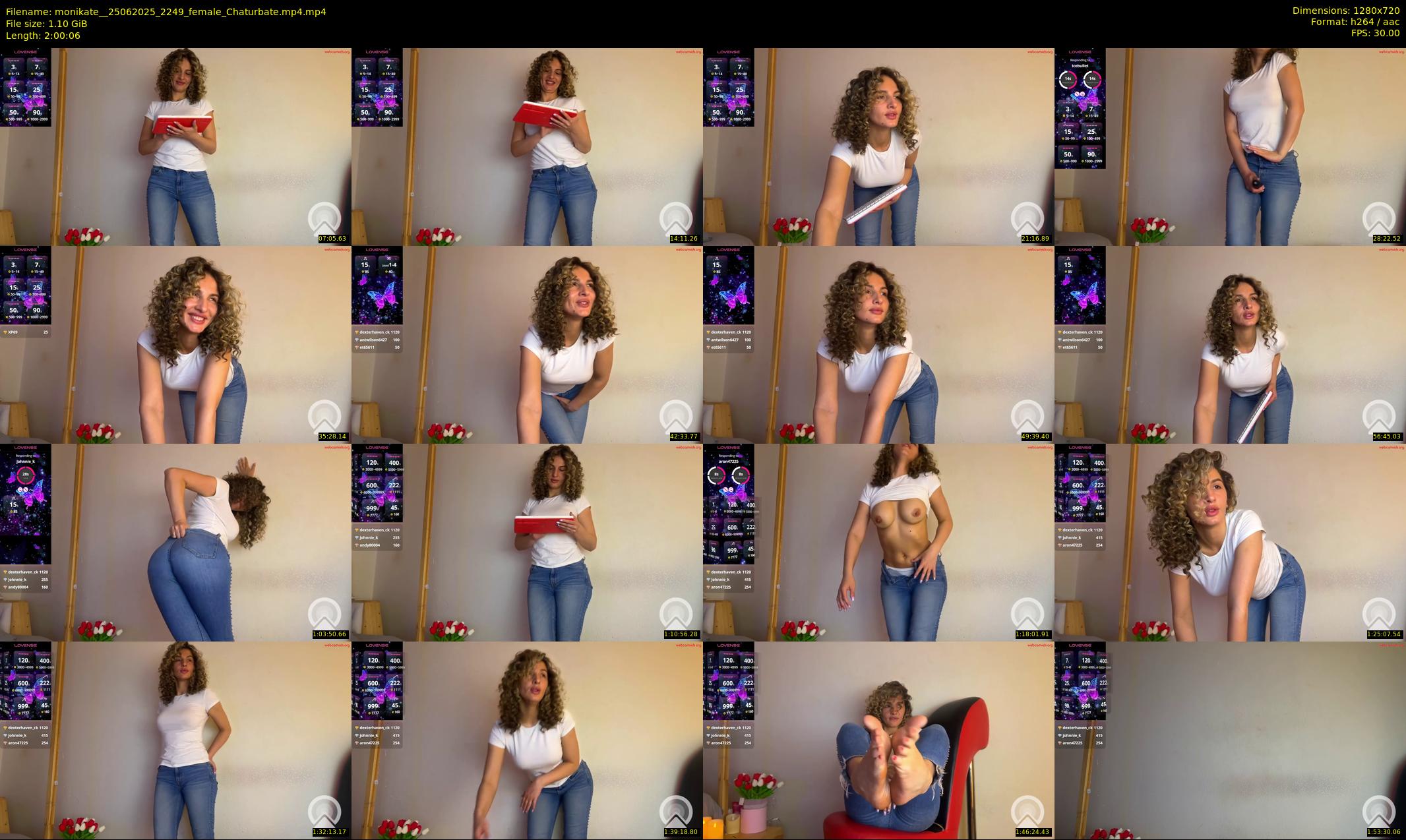 monikate_ — 121 minute Chaturbate couple cam show recording, 720p, Jun 25, 2025