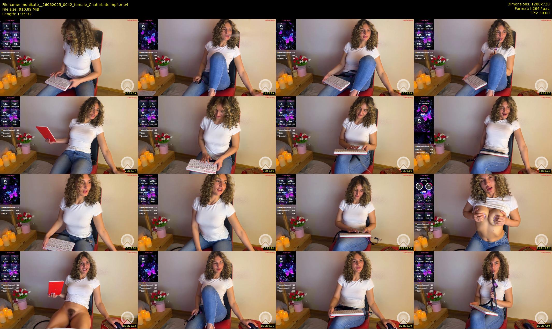 monikate_ — 96 minute Chaturbate couple cam show recording, 720p, Jun 26, 2025