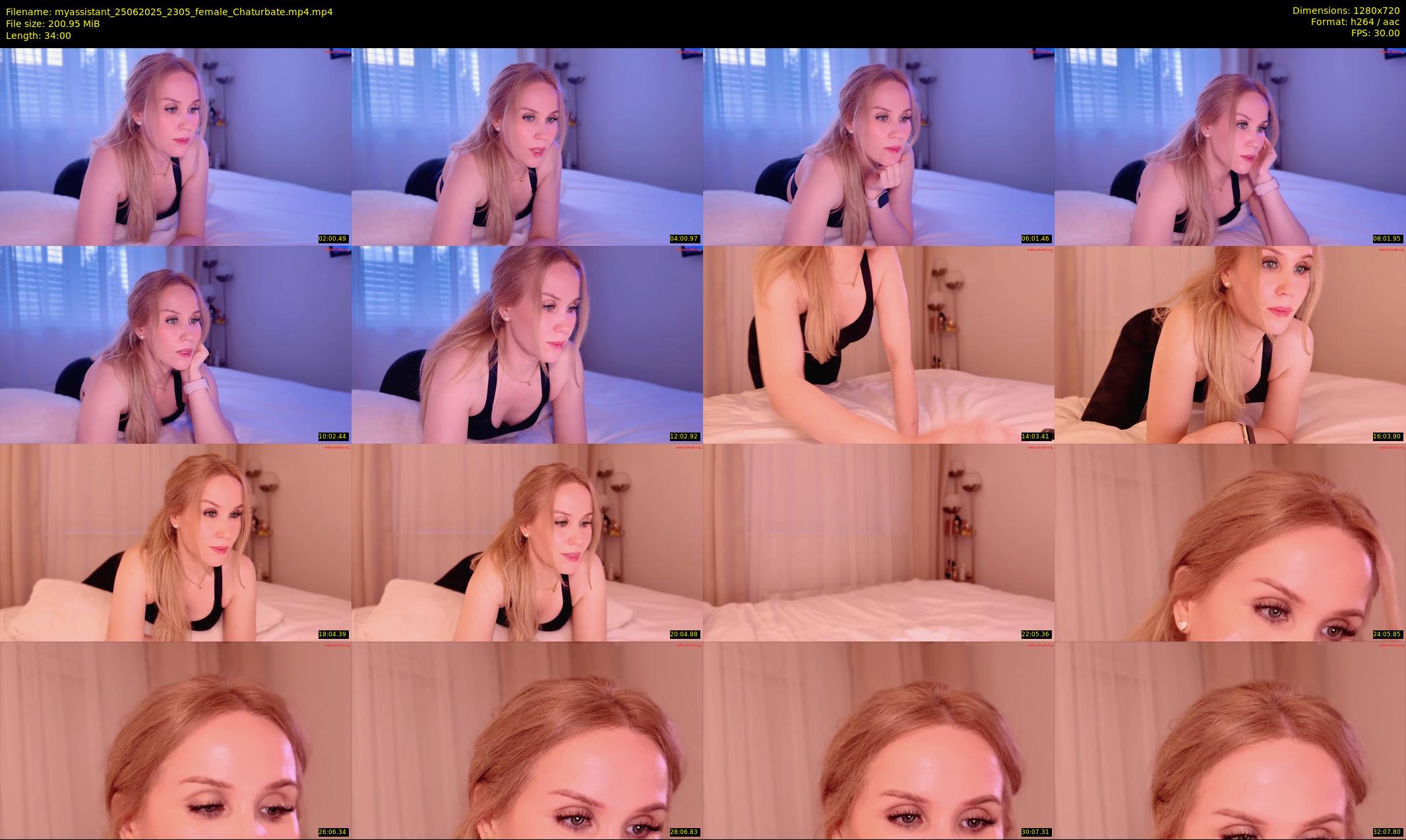 myassistant — 34 minute Chaturbate female cam show recording, 720p, Jun 25, 2025