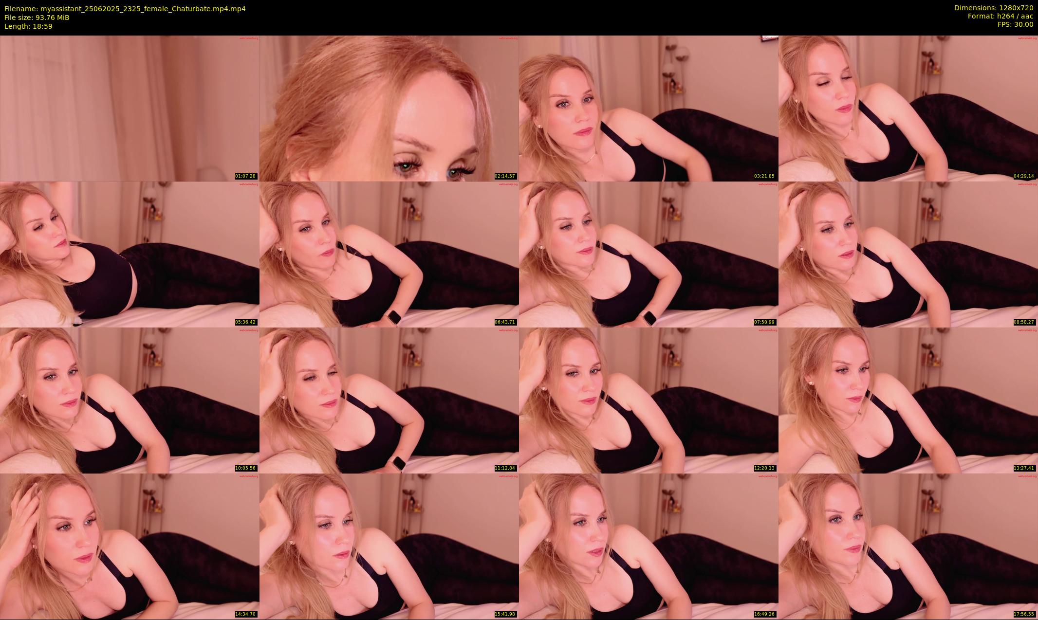 myassistant — 19 minute Chaturbate female cam show recording, 720p, Jun 25, 2025