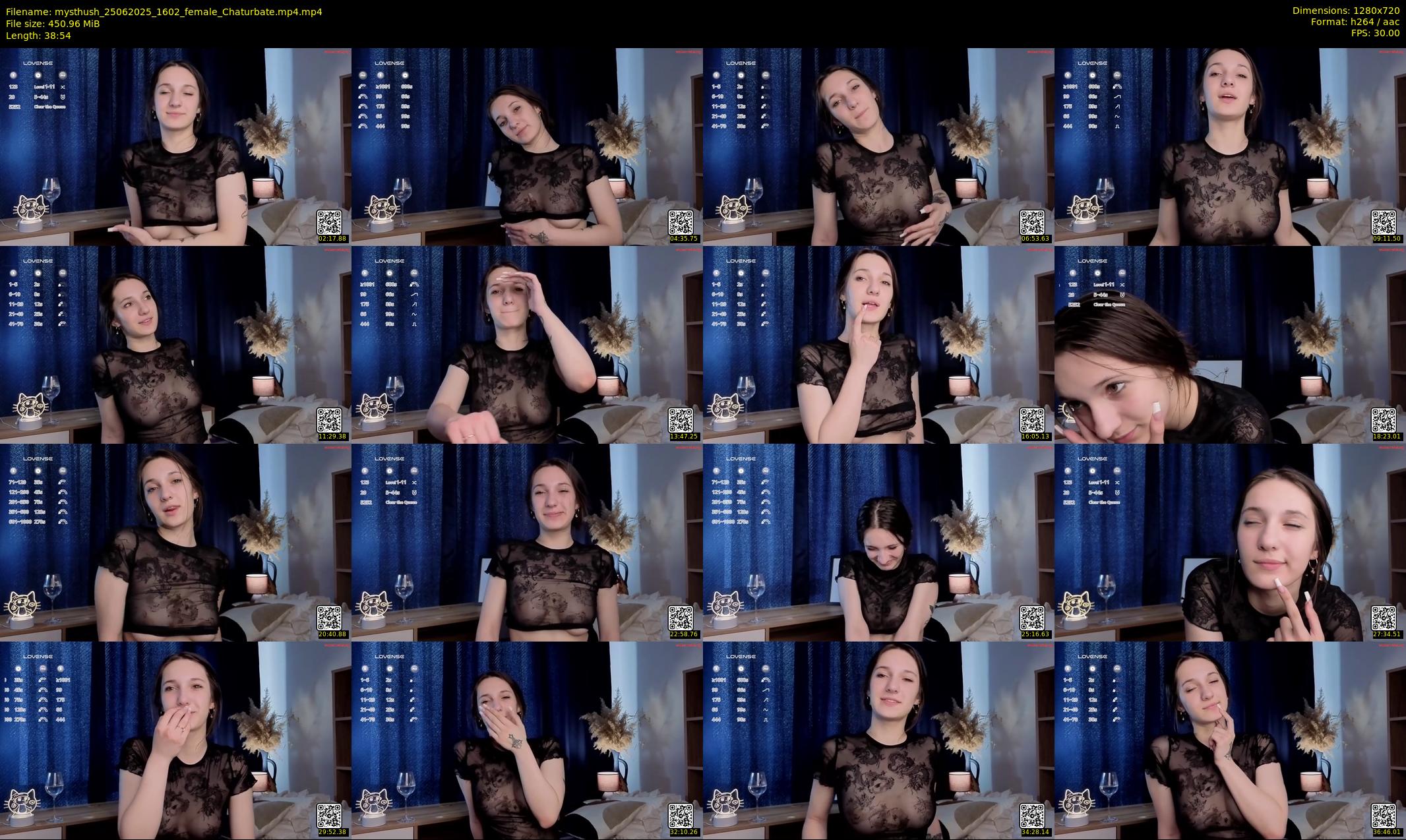 mysthush — 39 minute Chaturbate female cam show recording, 720p, Jun 25, 2025