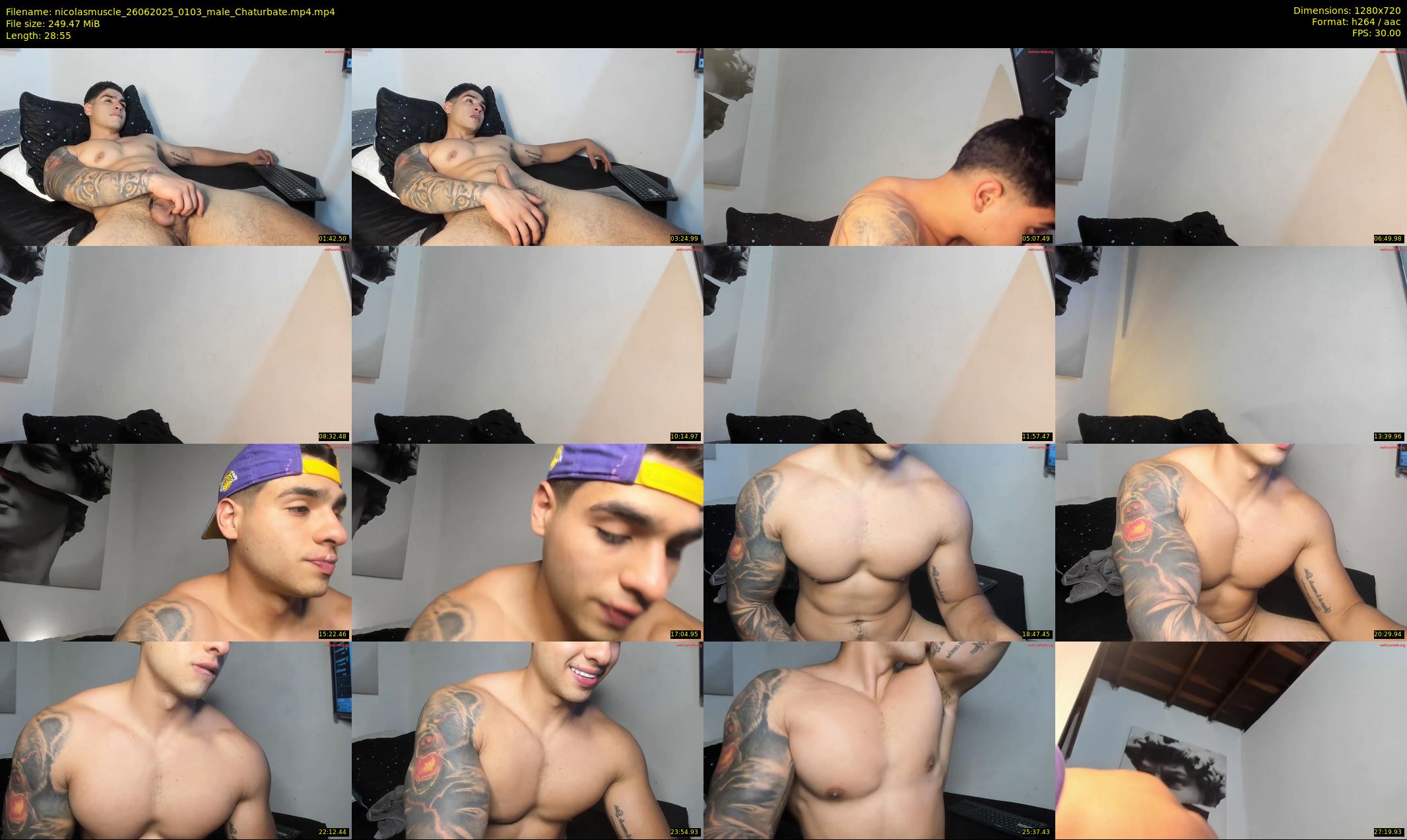 nicolasmuscle — 29 minute Chaturbate male cam show recording, 720p, Jun 26, 2025