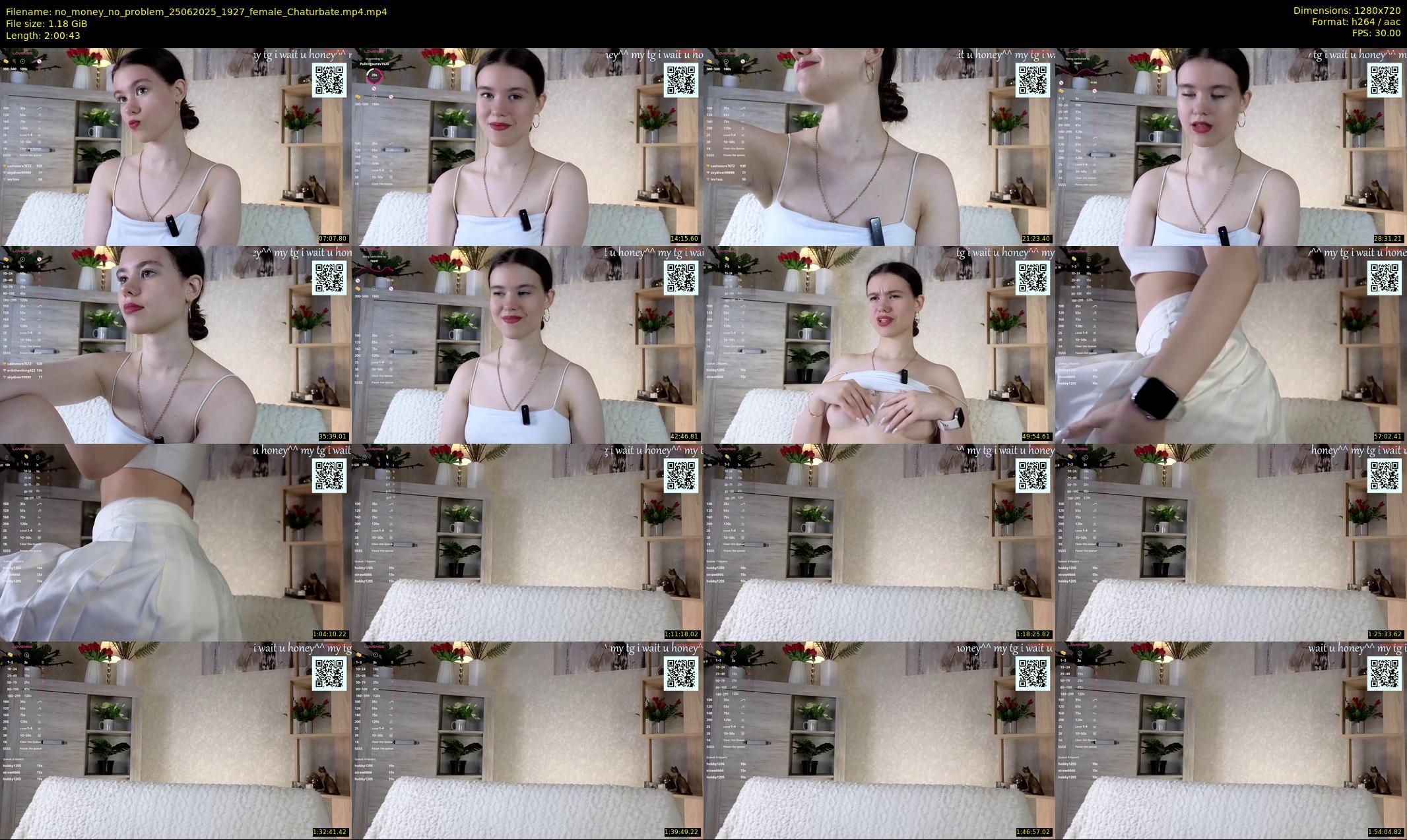 no_money_no_problem — 121 minute Chaturbate female cam show recording, 720p, Jun 25, 2025