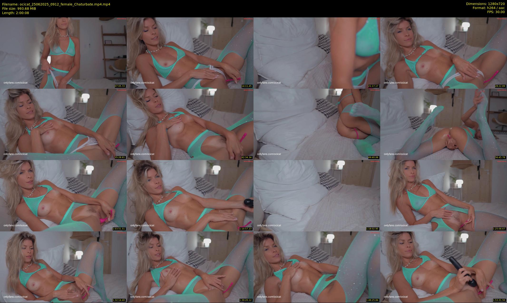 ocicat — 121 minute Chaturbate female cam show recording, 720p, Jun 25, 2025