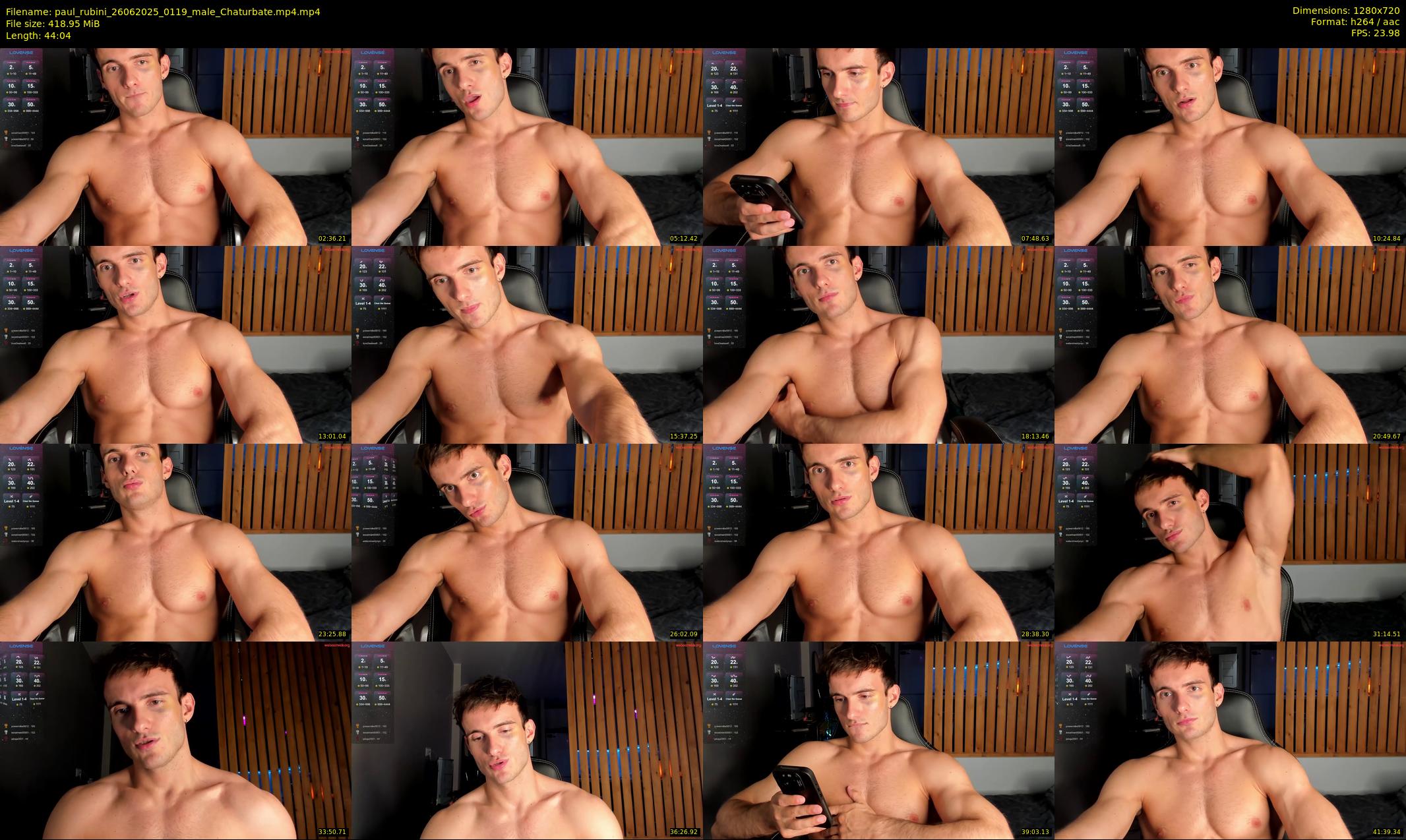 paul_rubini — 45 minute Chaturbate male cam show recording, 720p, Jun 26, 2025