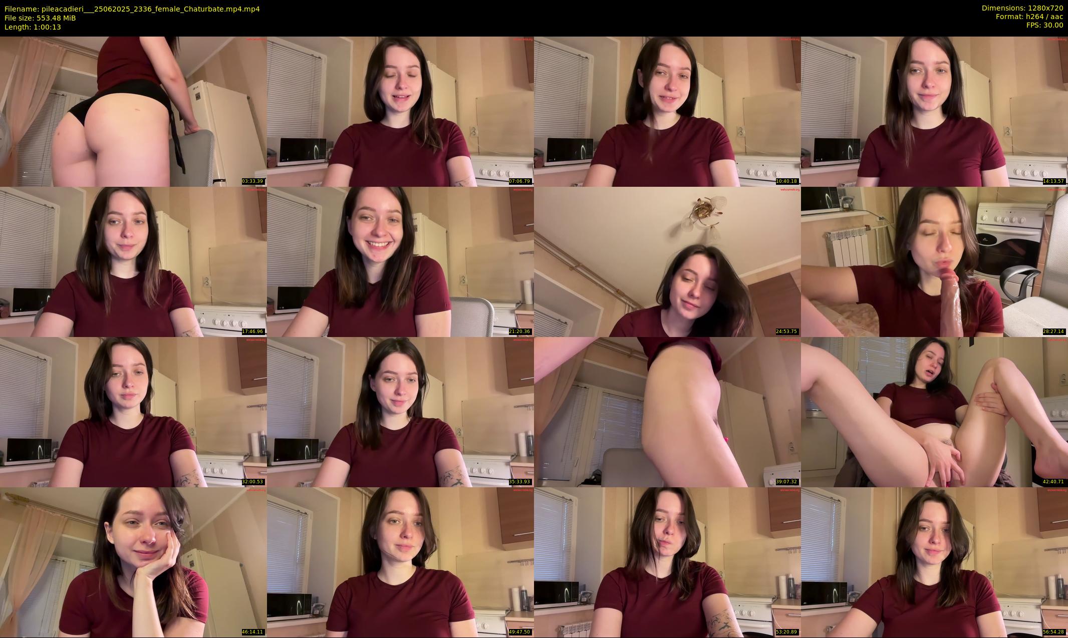 pileacadieri__ — 61 minute Chaturbate female cam show recording, 720p, Jun 25, 2025