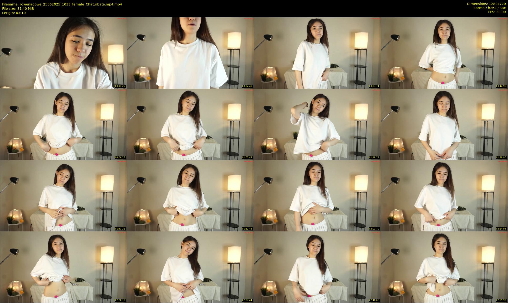 rowenadowe — 4 minute Chaturbate female cam show recording, 720p, Jun 25, 2025