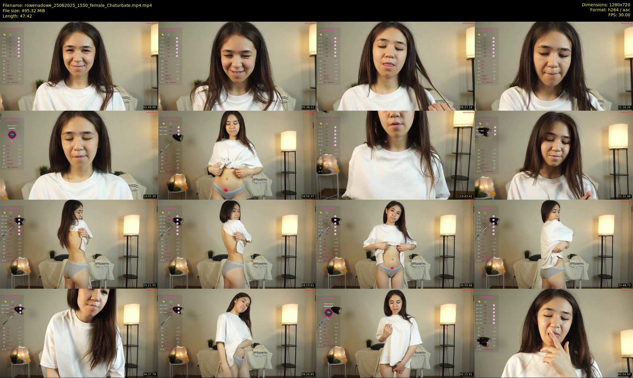 rowenadowe — 48 minute Chaturbate female cam show recording, 720p, Jun 25, 2025