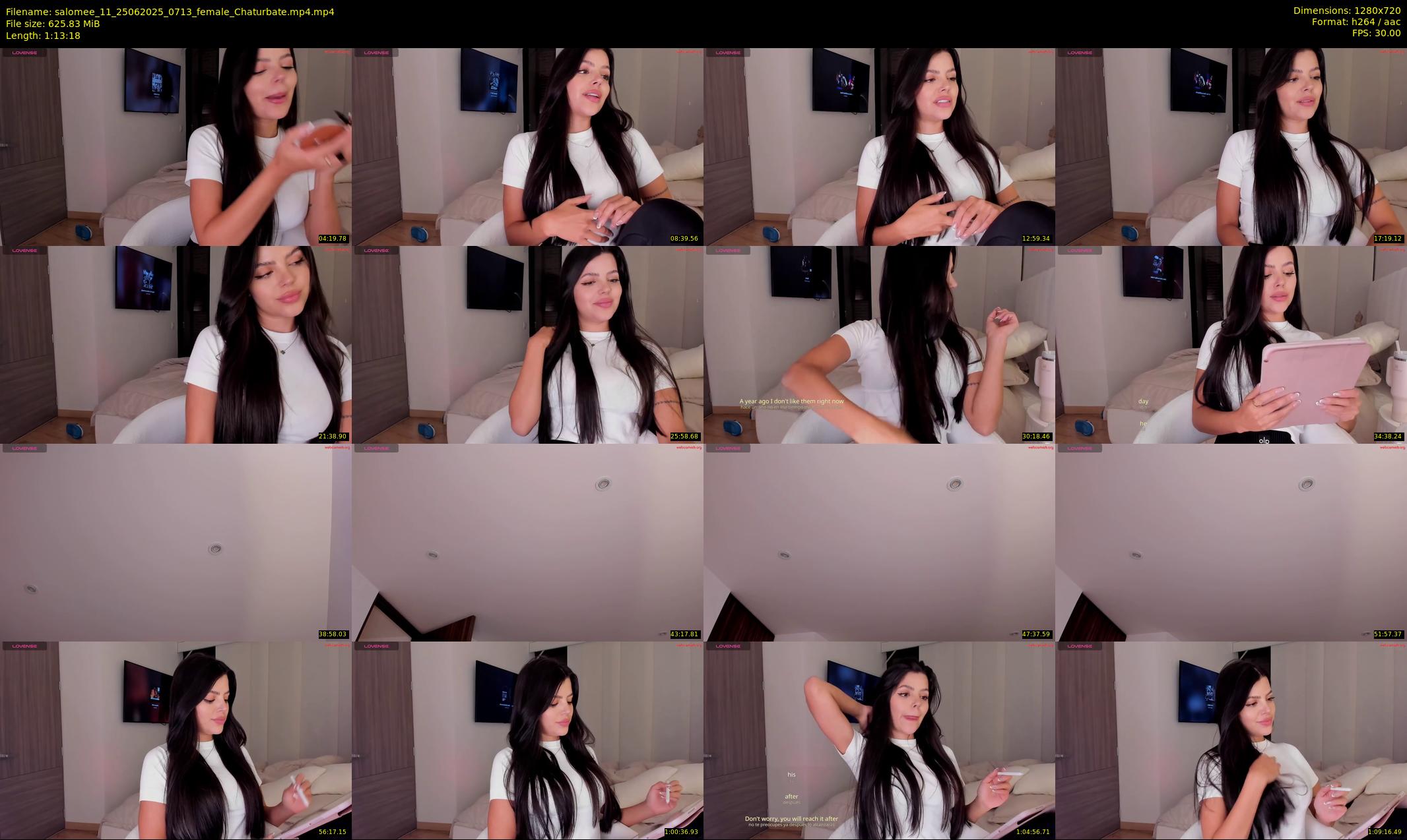 salomee_11 — 74 minute Chaturbate female cam show recording, 720p, Jun 25, 2025