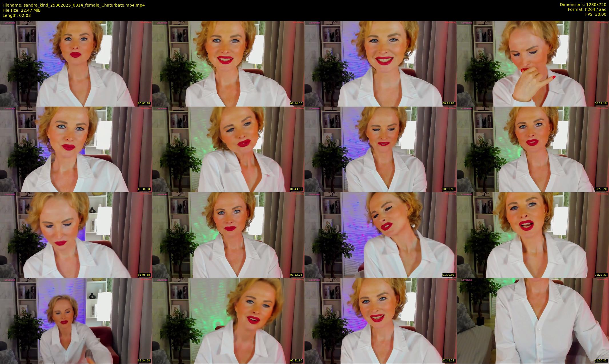 sandra_kind — 3 minute Chaturbate female cam show recording, 720p, Jun 25, 2025