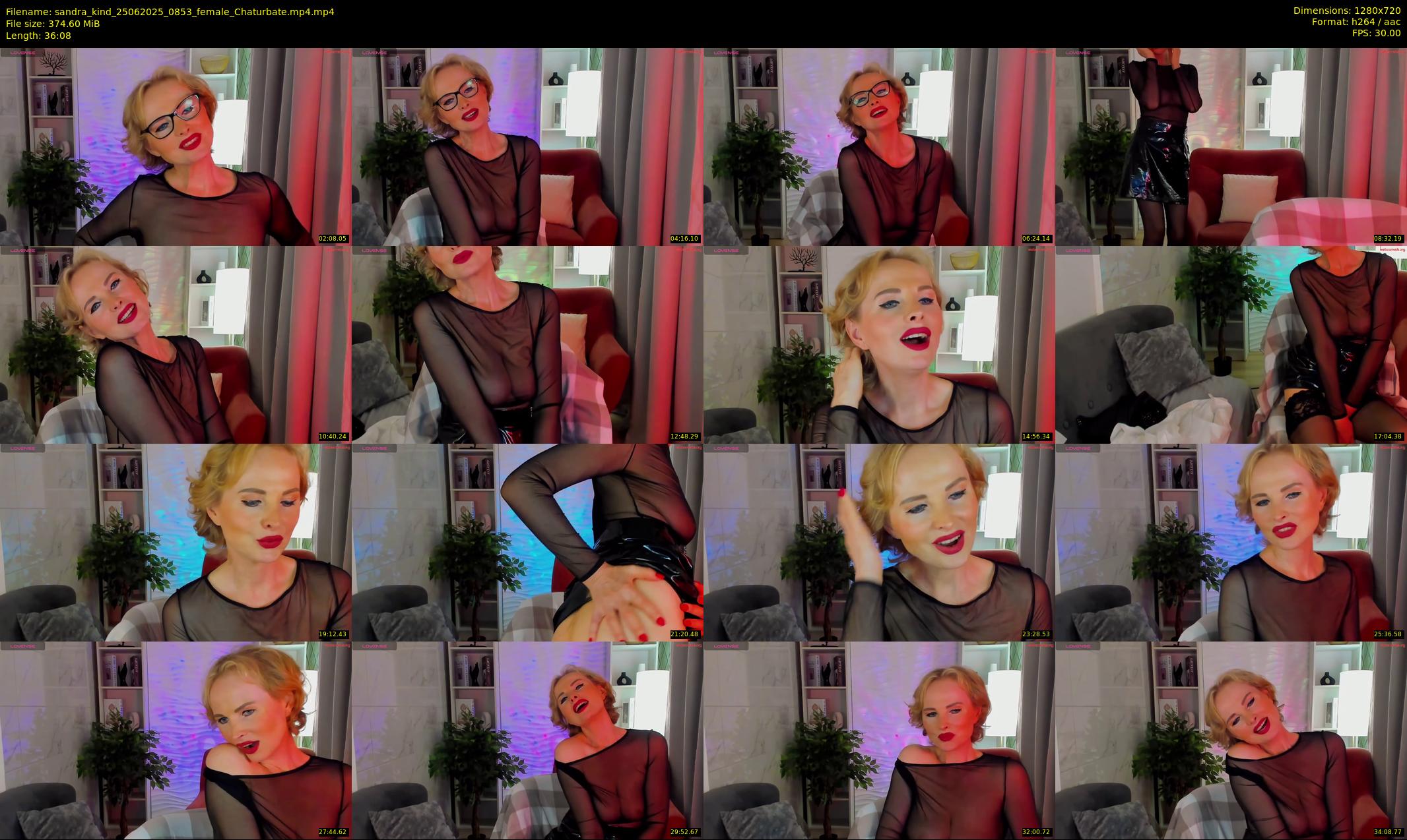 sandra_kind — 37 minute Chaturbate female cam show recording, 720p, Jun 25, 2025