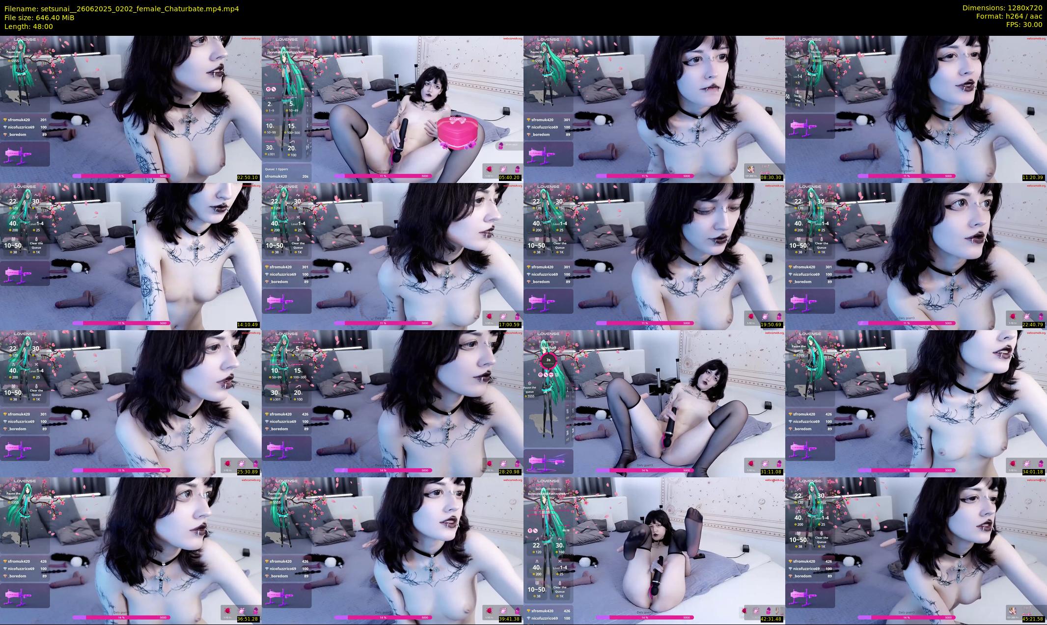 setsunai_ — 48 minute Chaturbate female cam show recording, 720p, Jun 26, 2025