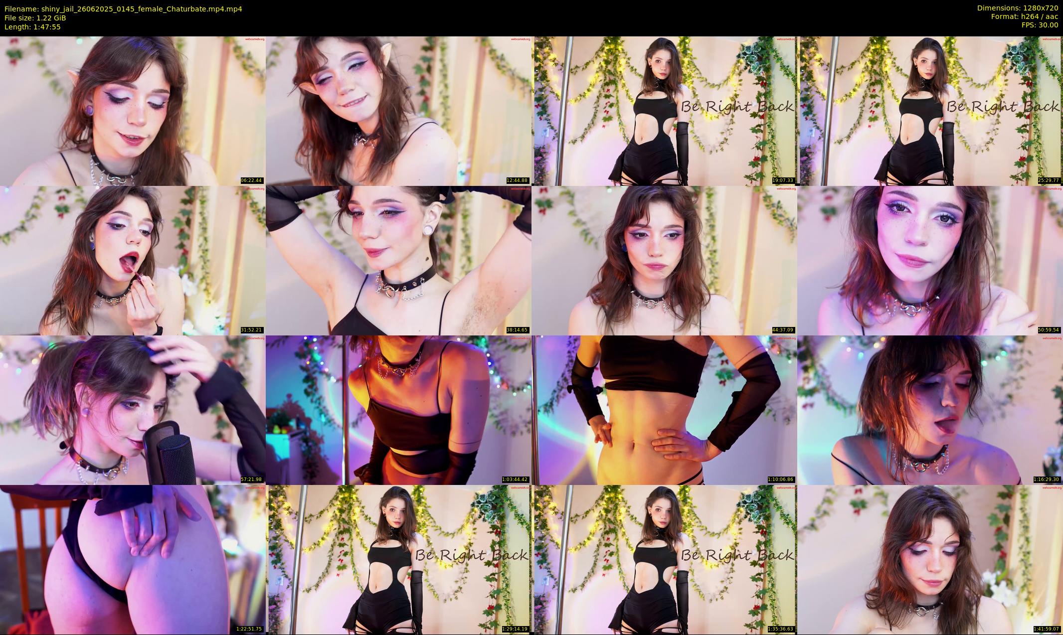 shiny_jail — 108 minute Chaturbate female cam show recording, 720p, Jun 26, 2025