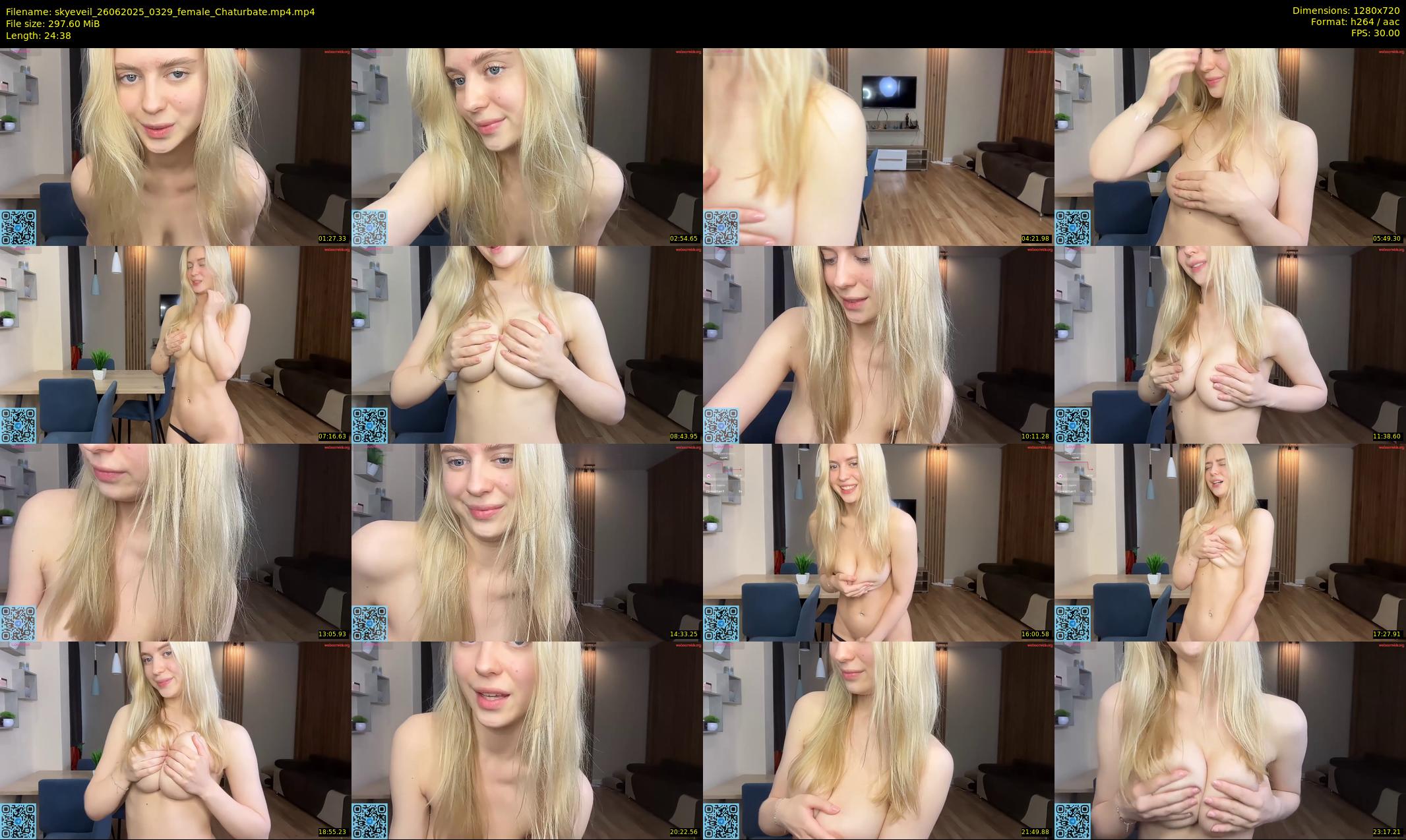 skyeveil — 25 minute Chaturbate female cam show recording, 720p, Jun 26, 2025