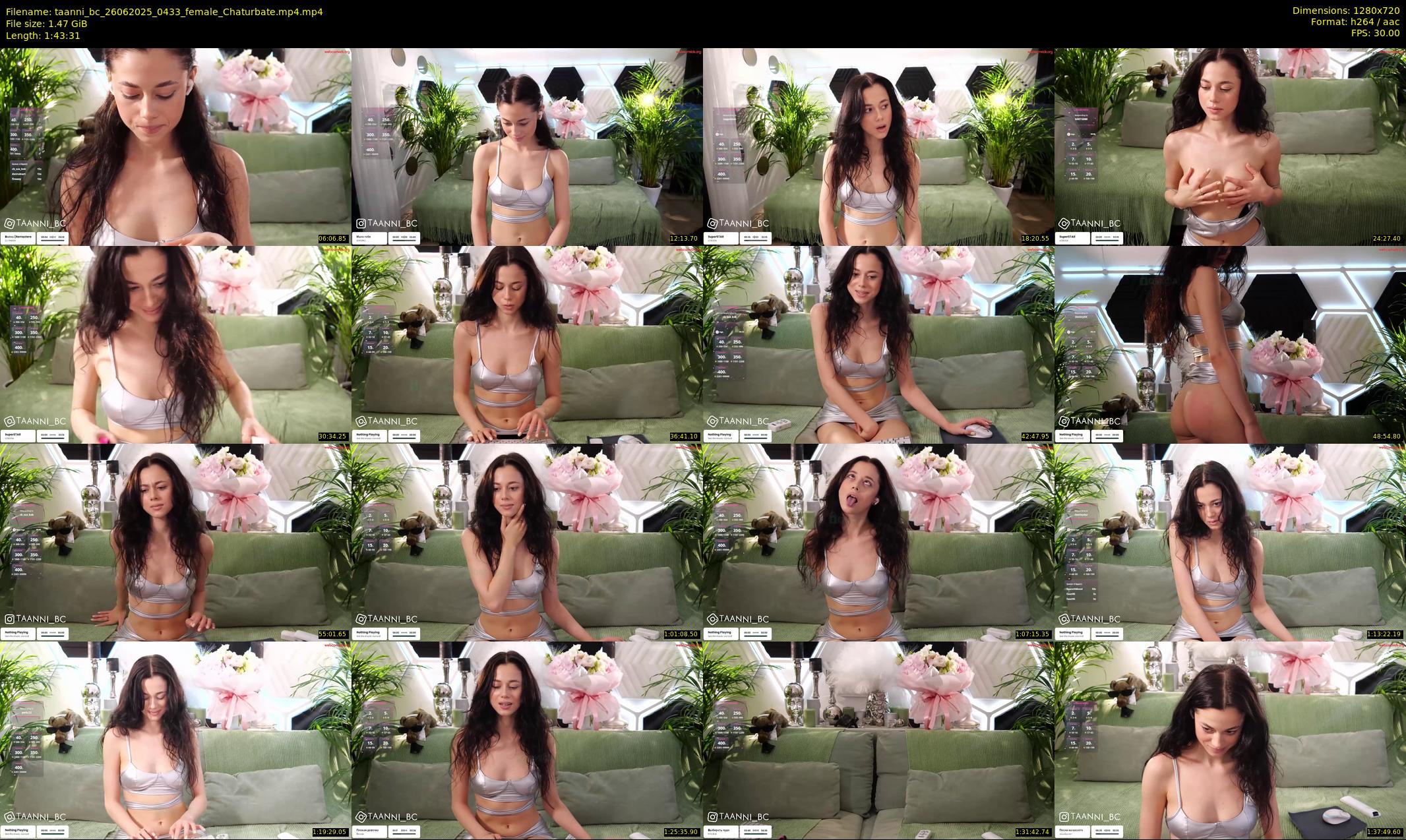taanni_bc — 104 minute Chaturbate female cam show recording, 720p, Jun 26, 2025