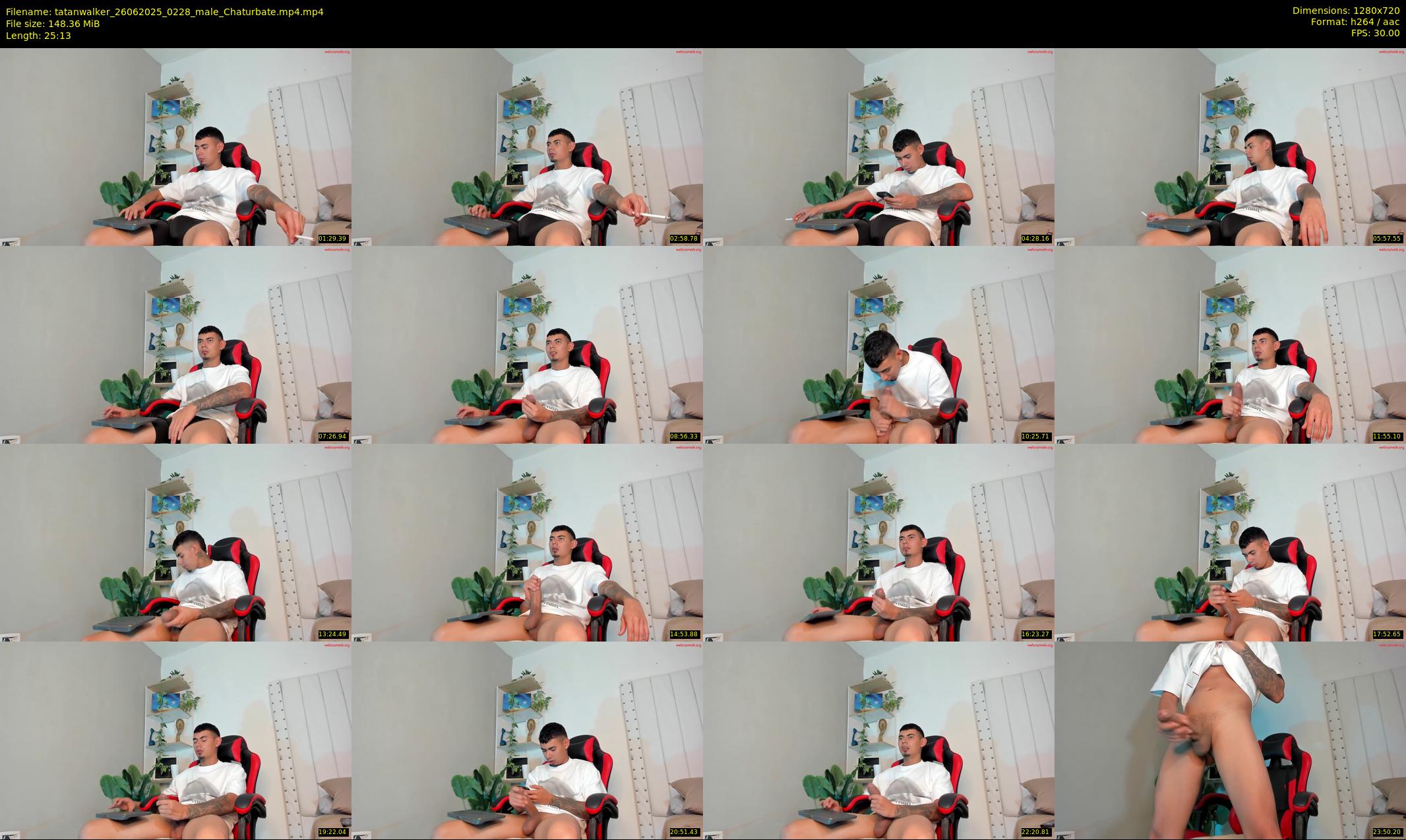 tatanwalker — 26 minute Chaturbate male cam show recording, 720p, Jun 26, 2025